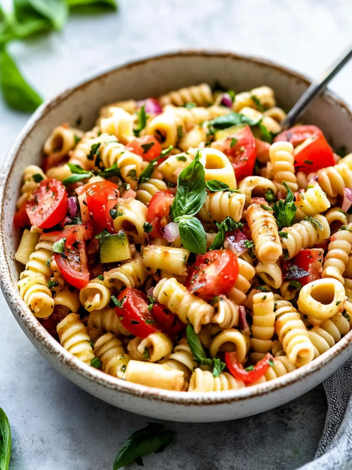 Bruschetta Pasta Salad: Savor Summer's Freshest Flavors 4 Bruschetta Pasta Salad