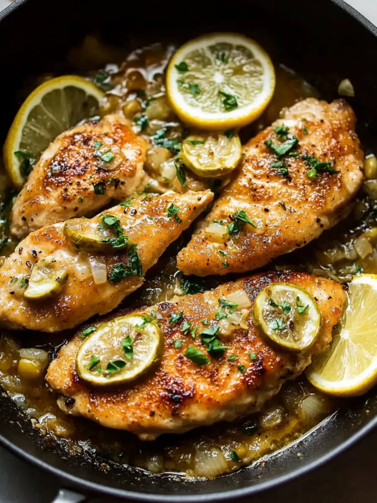 Irresistible Chicken Piccata with Caramelized Lemon Twist 3 Chicken Piccata