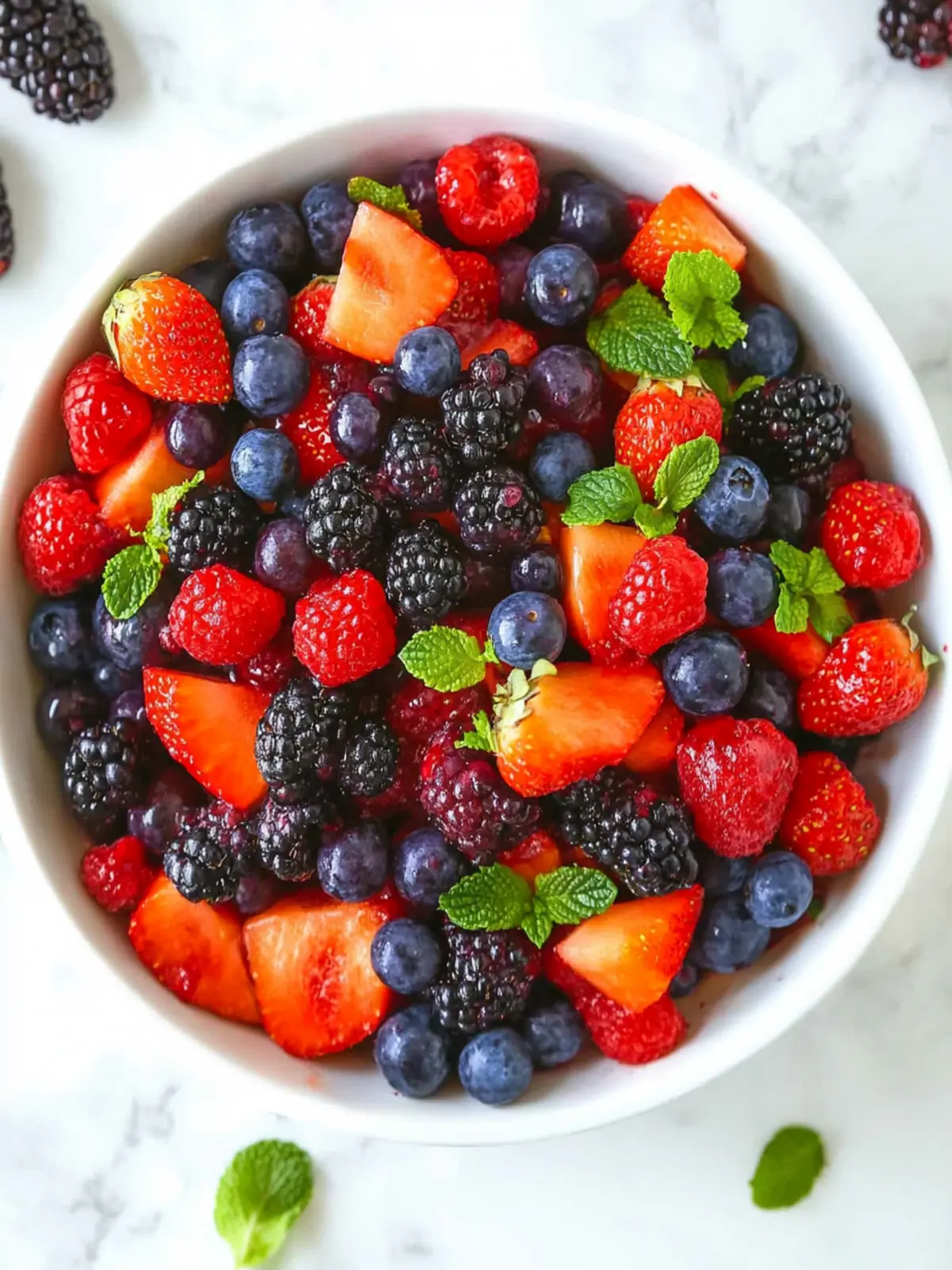 Refreshing Easy Berry Fruit Salad for Your Summer Bliss 2 Easy Berry Fruit Salad