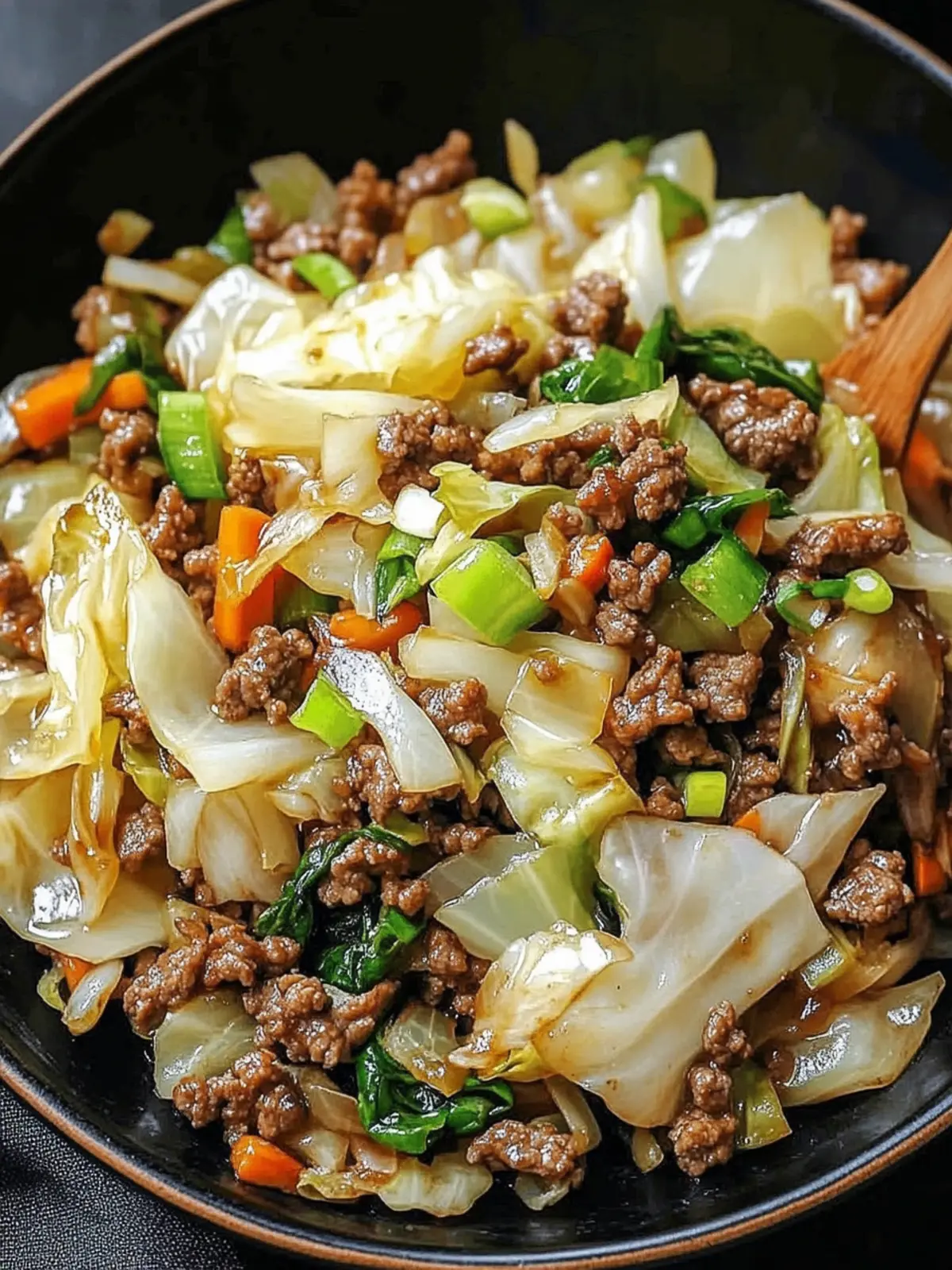Savory Chinese Ground Beef and Cabbage Stir Fry in 25 Minutes 3 Savory Chinese Ground Beef and Cabbage Stir Fry in 25 Minutes