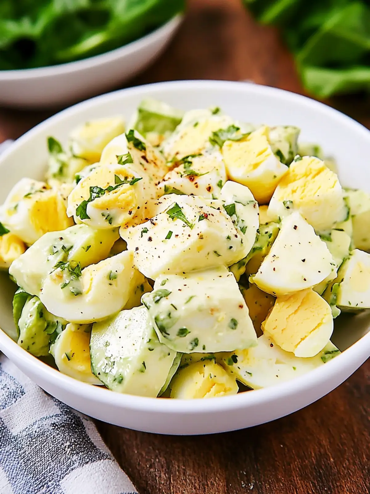 Creamy Keto Egg Salad with Avocado for Ultimate Flavor Boost 3 Keto Egg Salad