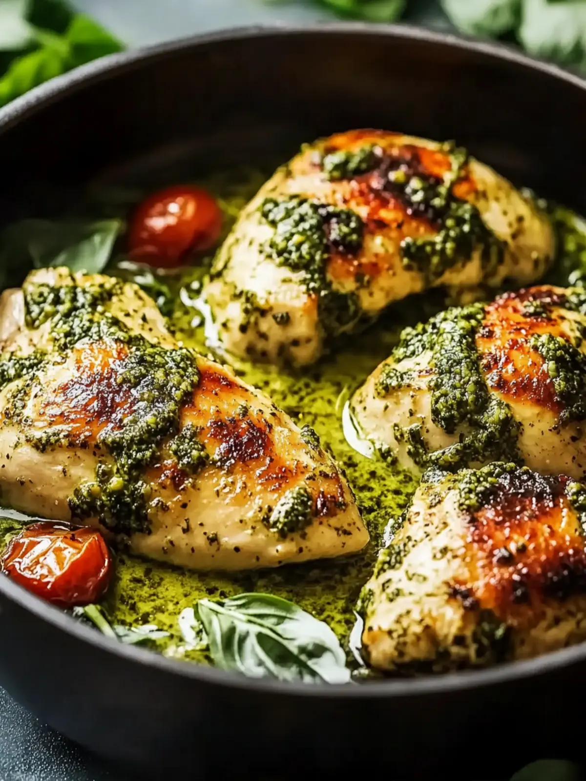 Creamy Pesto Chicken: Your New Favorite Quick Dinner Delight 3 Creamy Pesto Chicken