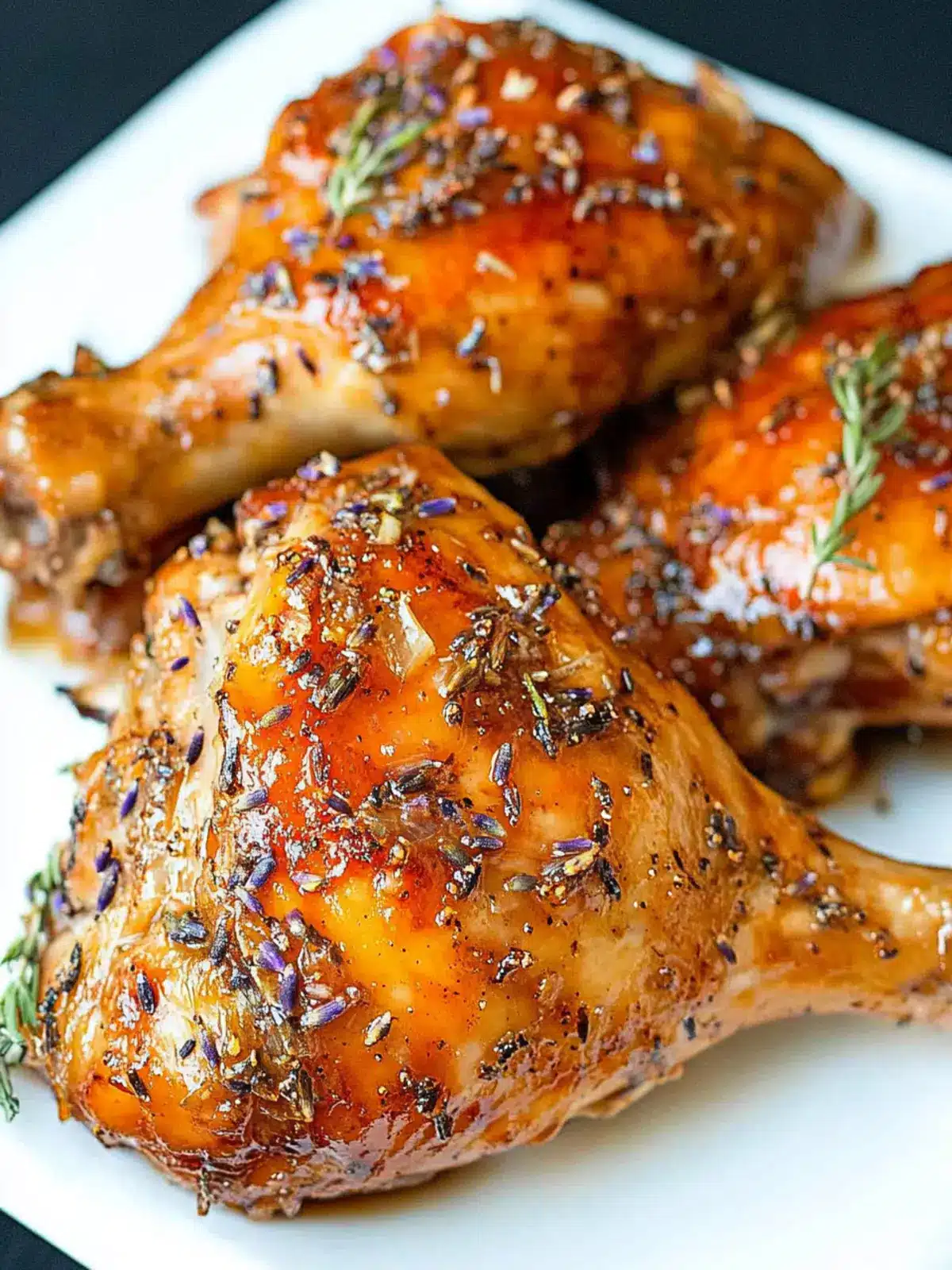 Delicious Honey Glazed Lavender Chicken for a Cozy Dinner 4 Honey Glazed Lavender Chicken
