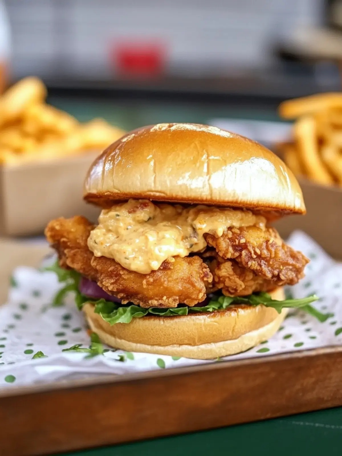 Amazing Fried Chicken and Pimento Cheese Sandwich Delight 4 Fried Chicken and Pimento Cheese Sandwich