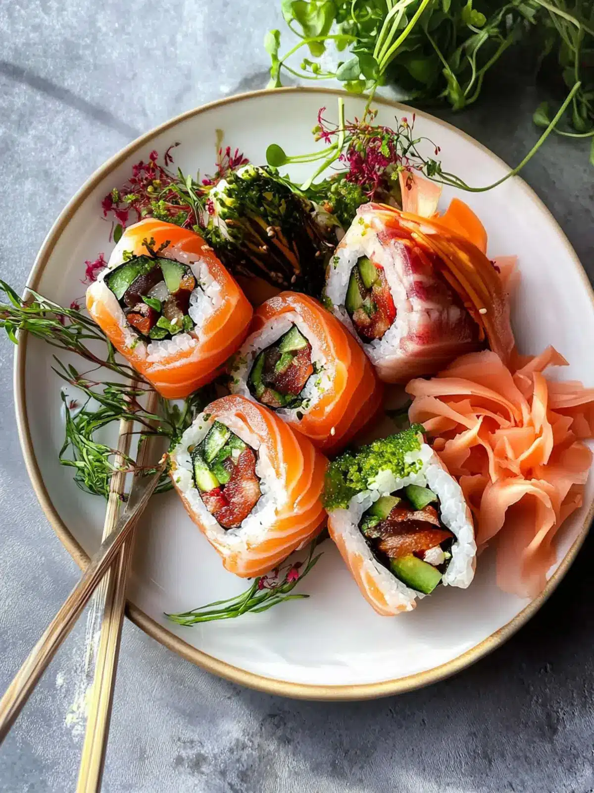 Italian Sushi Recipe with Creamy Burrata and Prosciutto Bliss 3 Italian Sushi Recipe