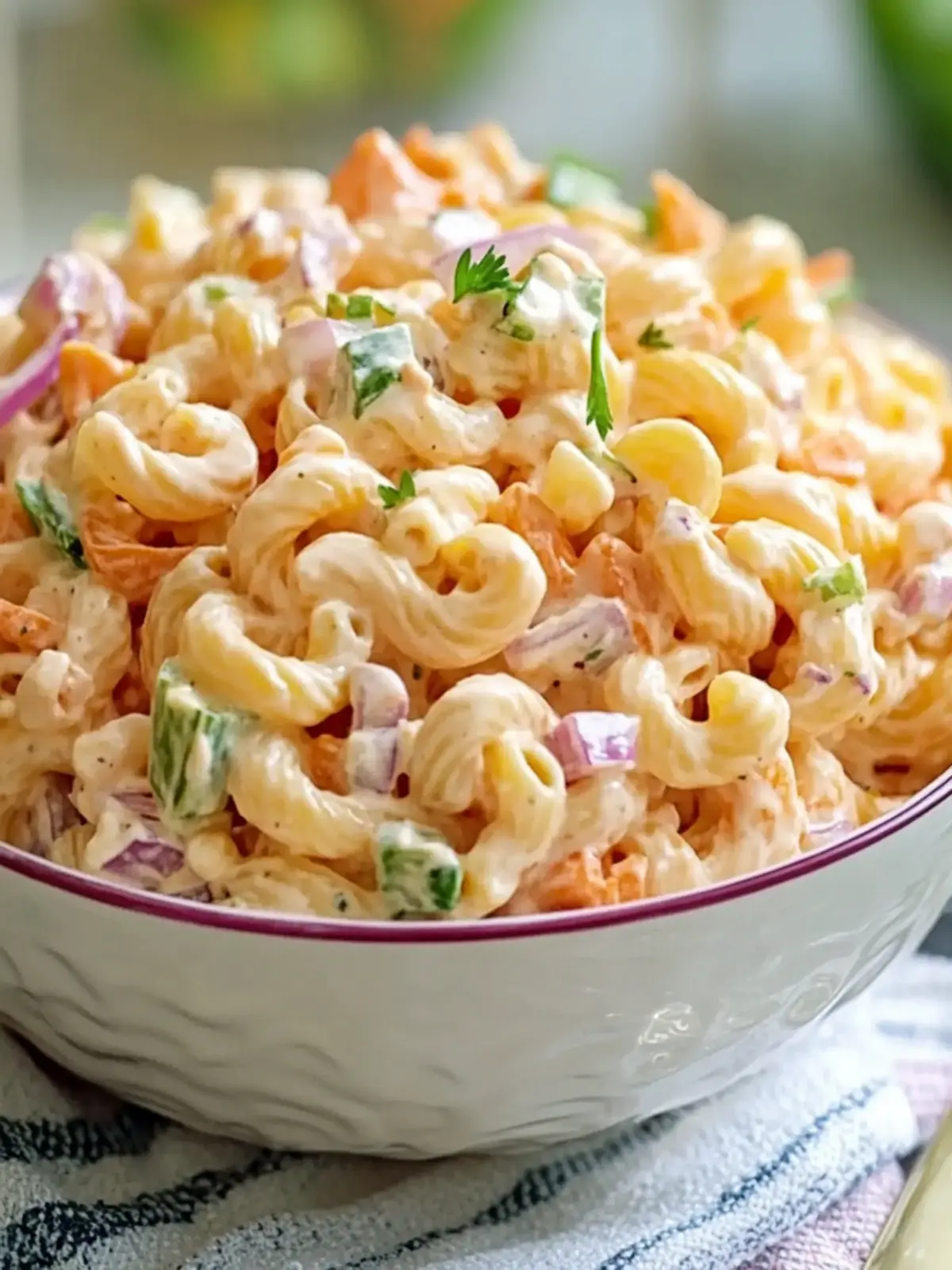 Pink Cadillac Pasta Salad Creamy, Tangy, Picnic Delight 3 Pink Cadillac Pasta Salad Creamy, Tangy, and Picnic-Perfect
