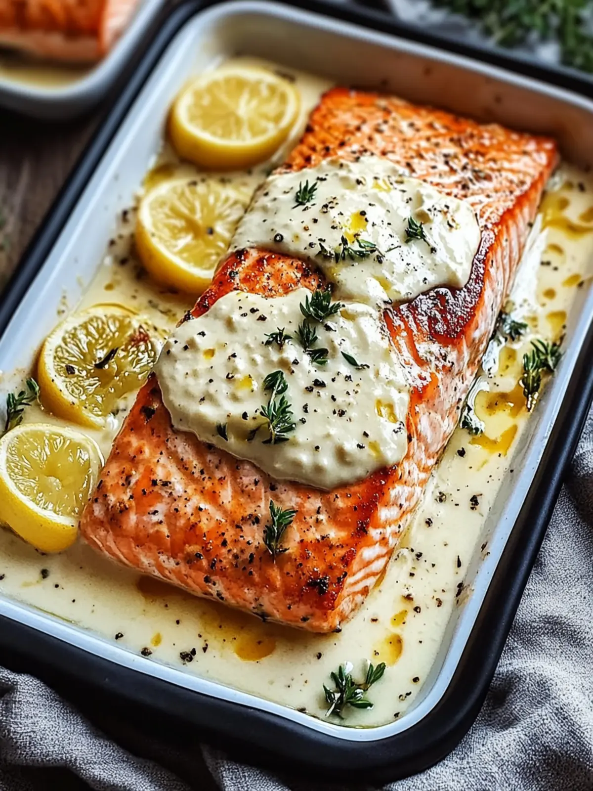 Baked Boursin Salmon: Quick, Creamy Dinner Bliss Awaits 4 Baked Boursin Salmon