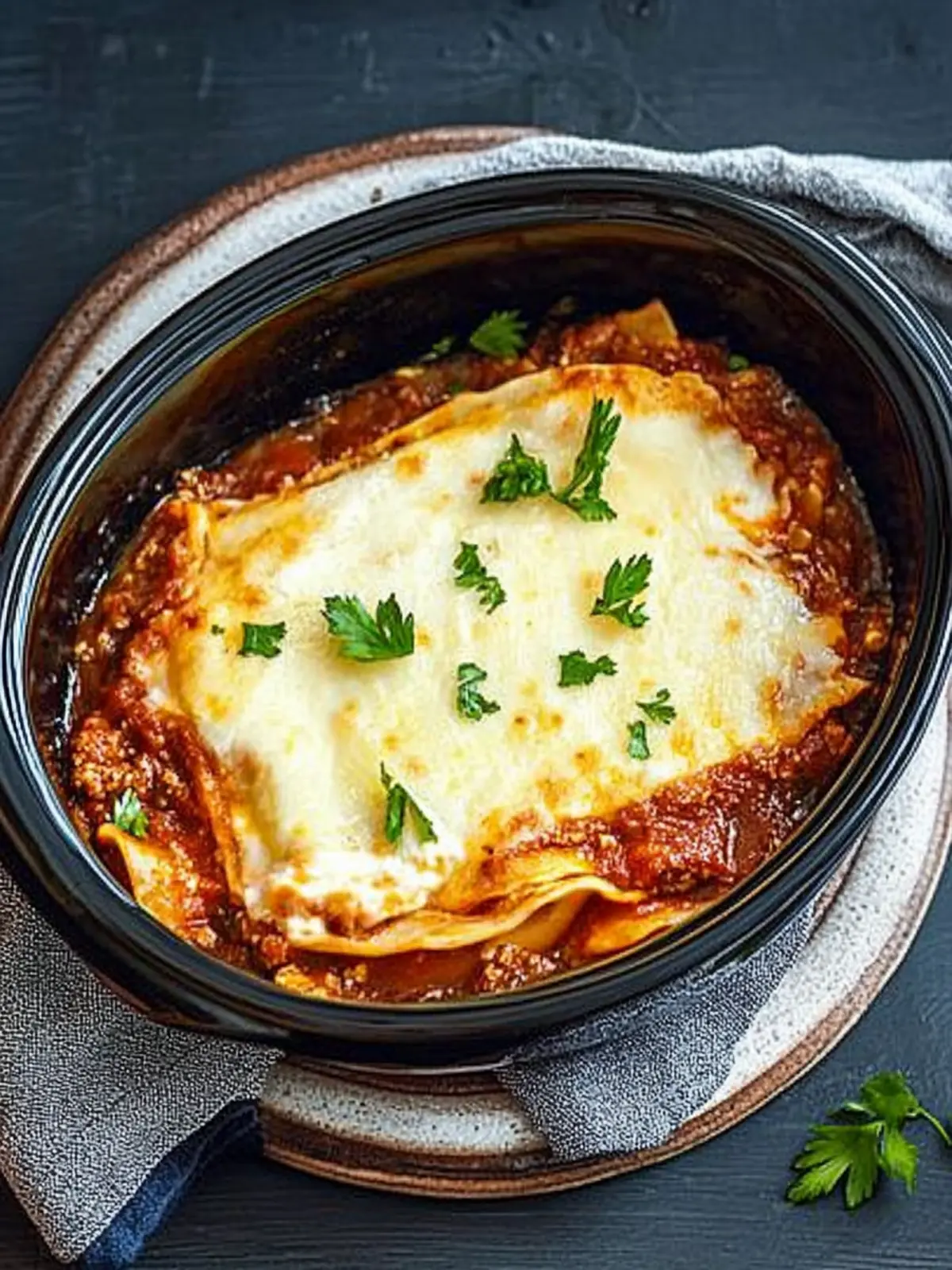 Melt-In-Your-Mouth Slow-Cooker Lasagna for Cozy Nights 3 Slow-Cooker Lasagna