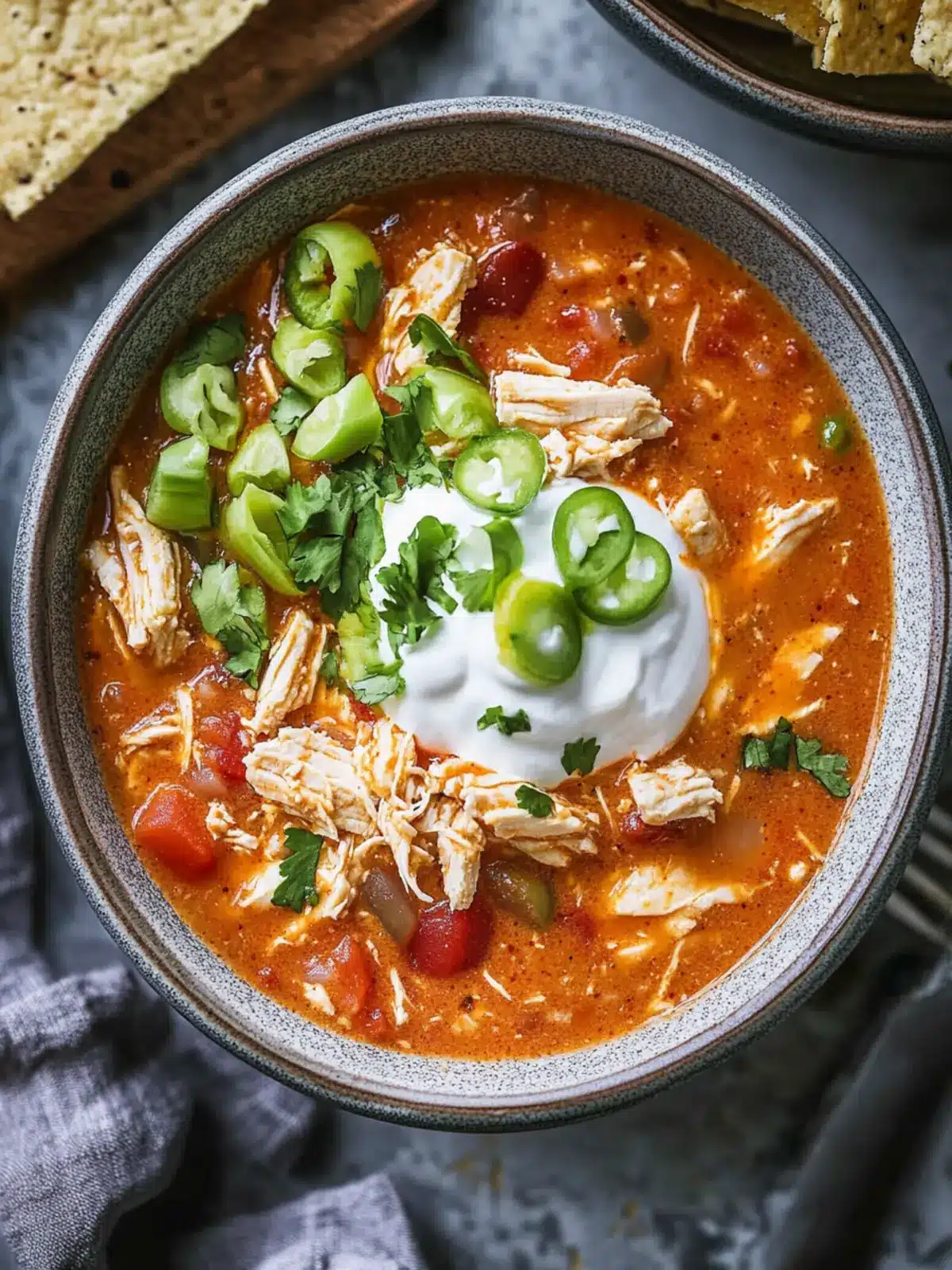 Creamy Buffalo Chicken Chili for Ultimate Game Day Comfort 4 Buffalo Chicken Chili