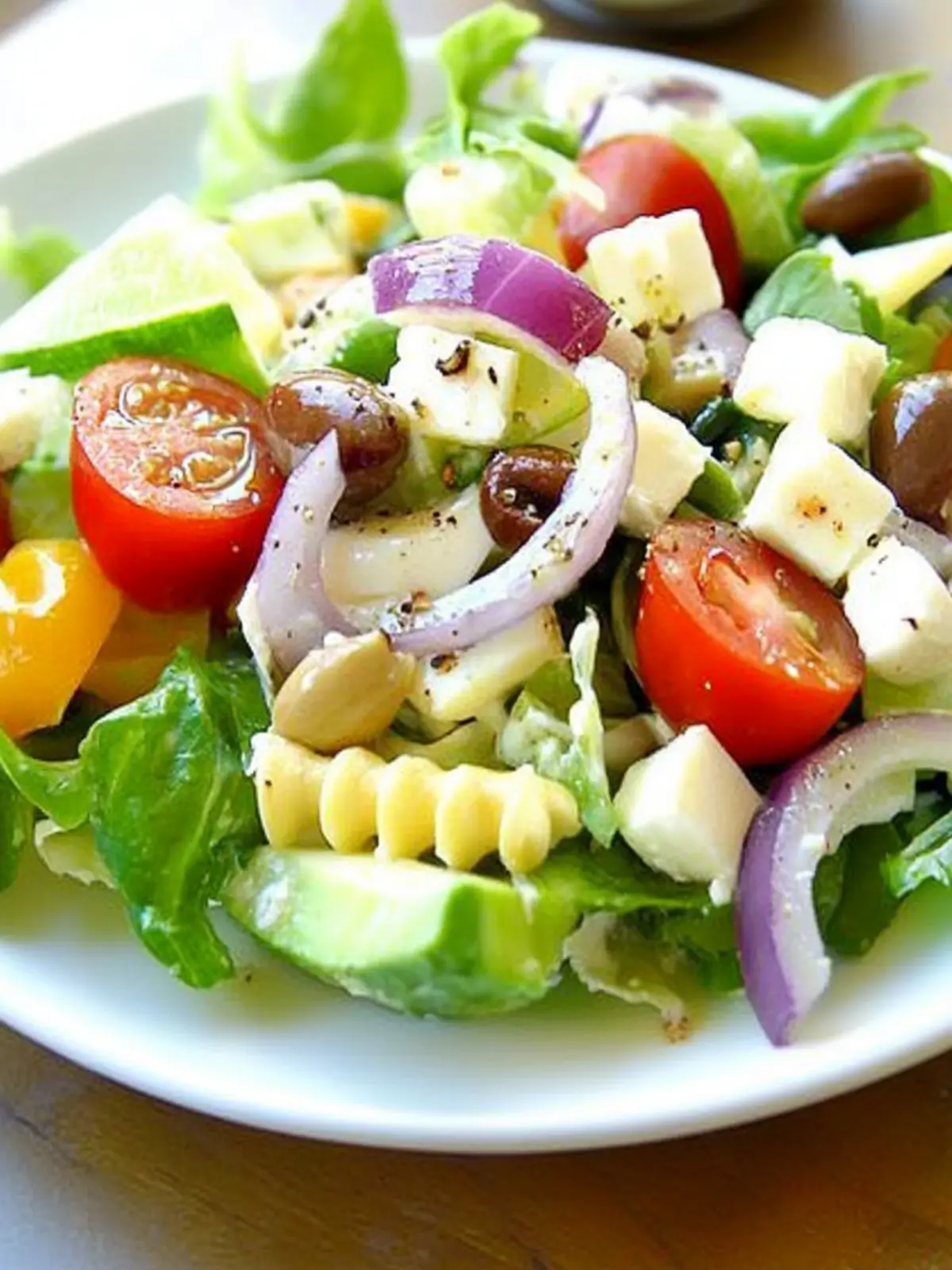 Revitalize Your Lunch: Easy Greek Salad with Creamy Yogurt Dressing 4 Easy Greek Salad with a Creamy Yogurt Dressing