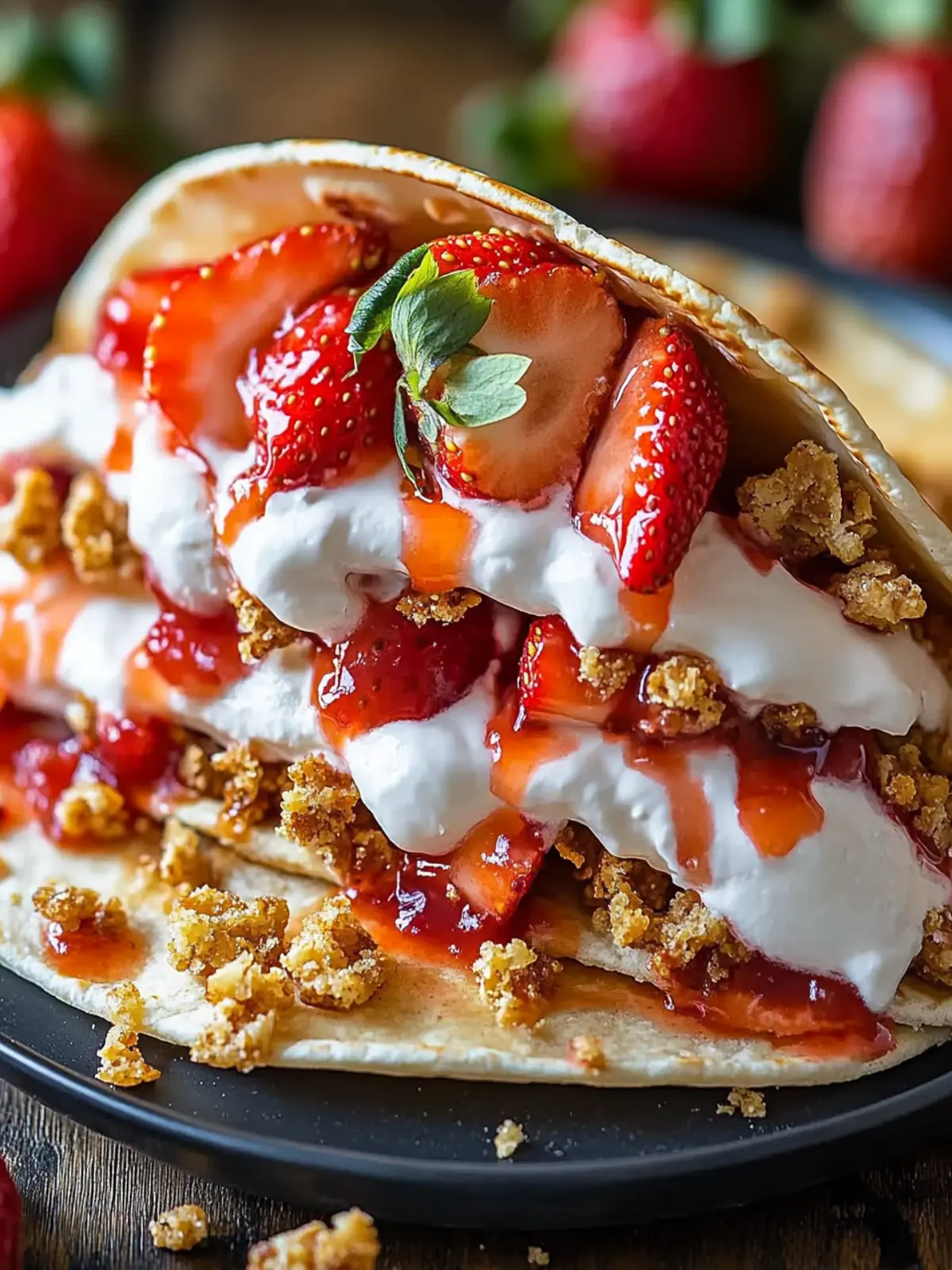 Easy Strawberry Crunch Cheesecake Tacos You ll Love to Make 4 Easy Strawberry Crunch Cheesecake Tacos