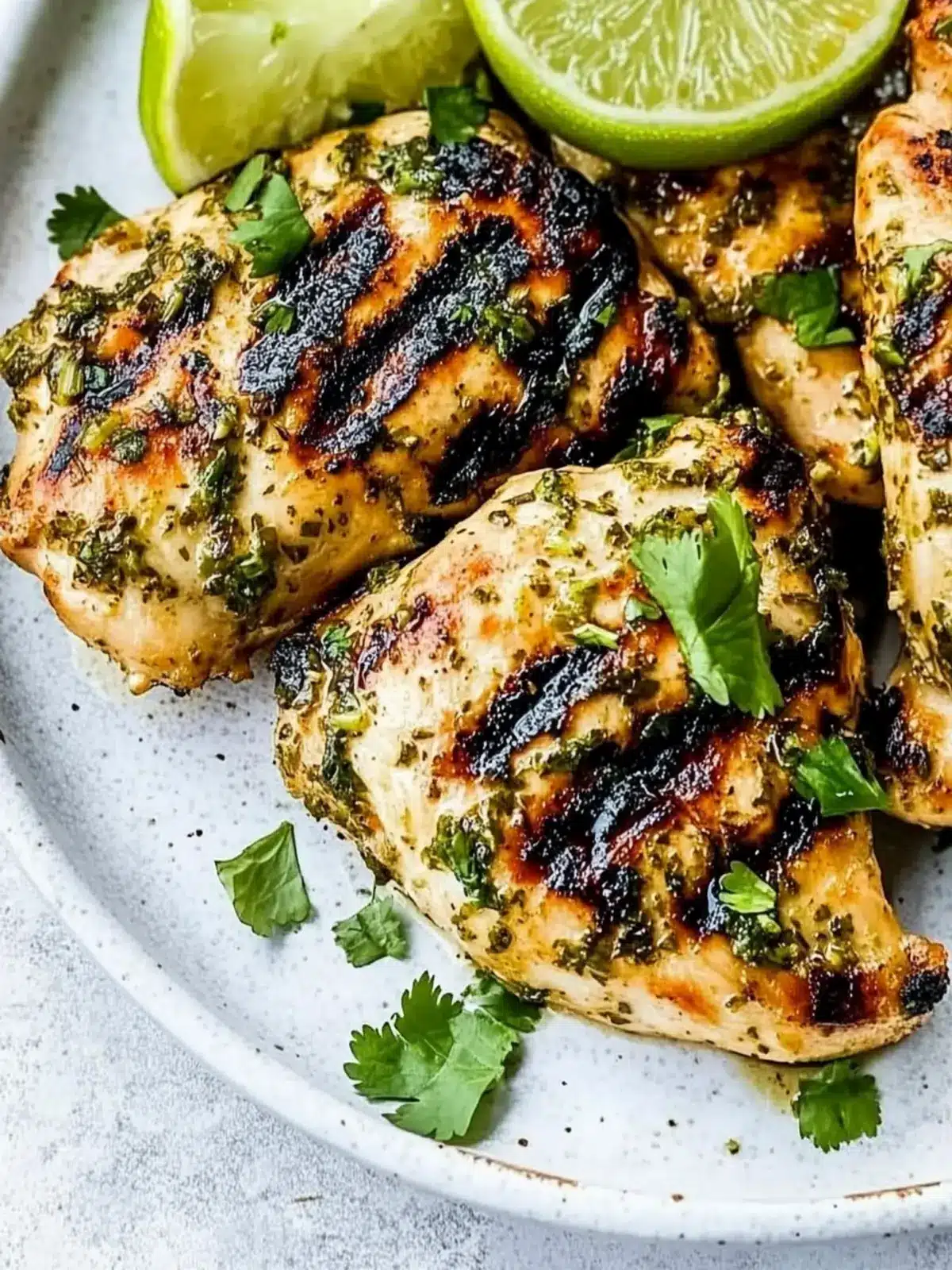 Zesty Cilantro Lime Chicken Breast: Perfectly Grilled or Air Fried 4 Cilantro Lime Chicken Breast (Grilled or Air Fryer)