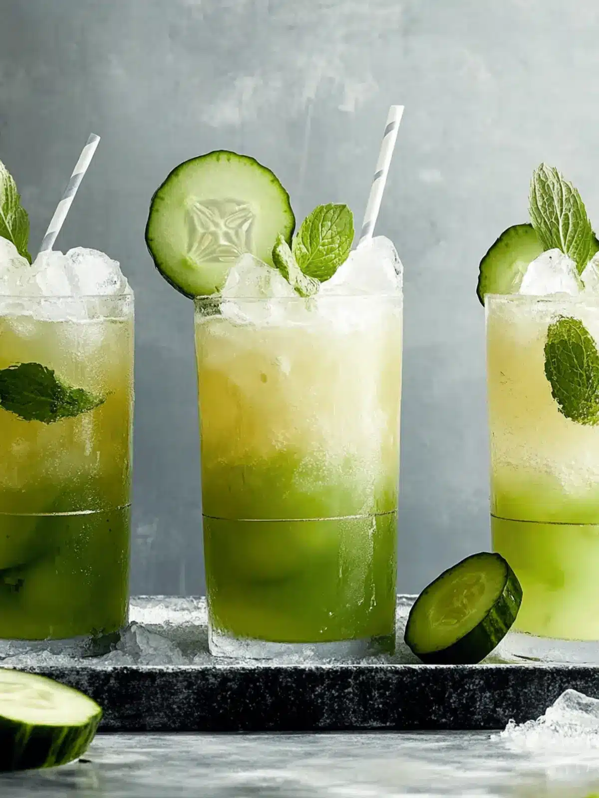 Cool Off with a Cucumber-Melon Mojito Refreshing & Simple 3 Cucumber-Melon Mojito