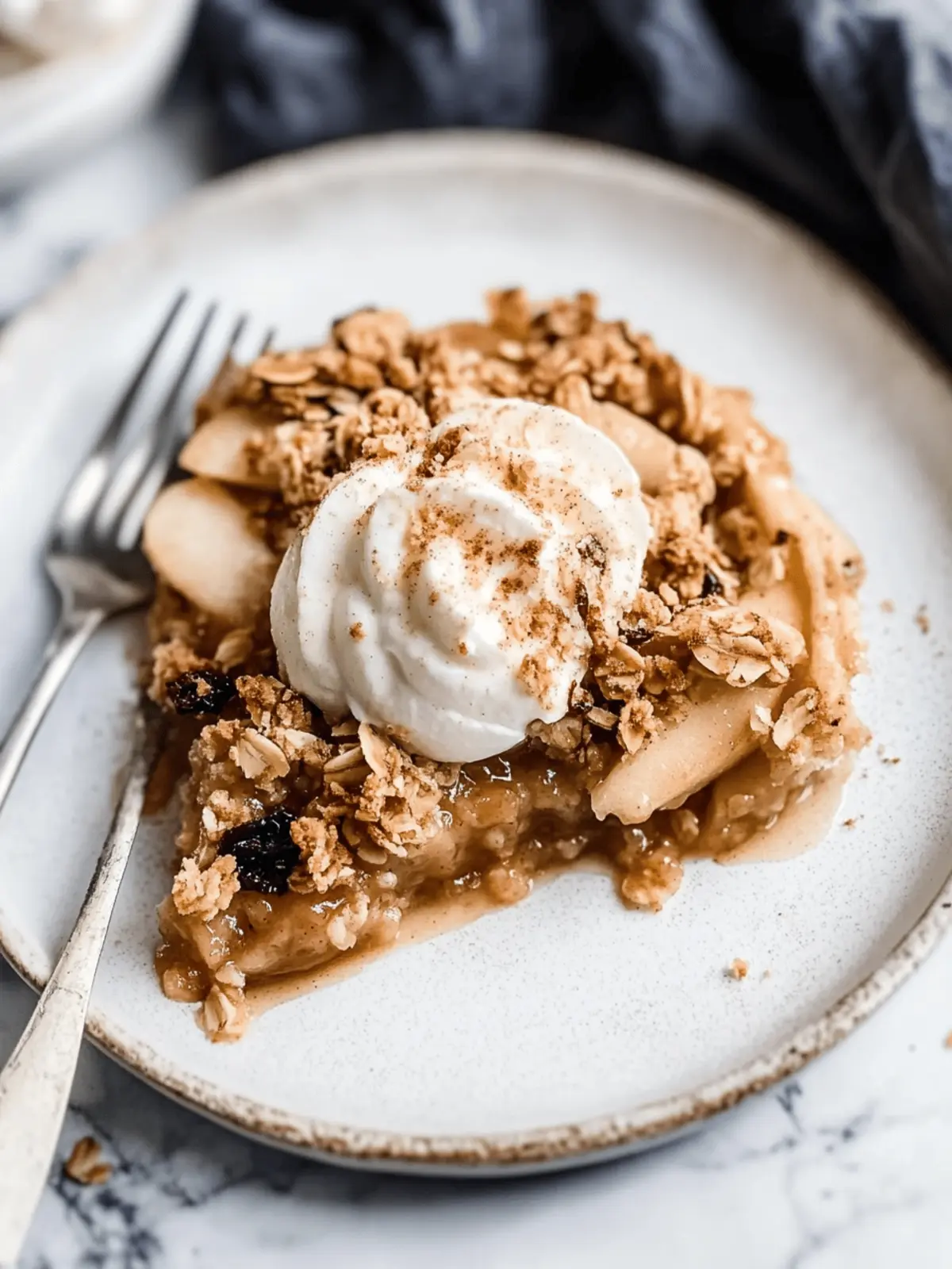 Warm & Cozy Apple Crisp: A Lighter Fall Delight! 2 Apple Crisp