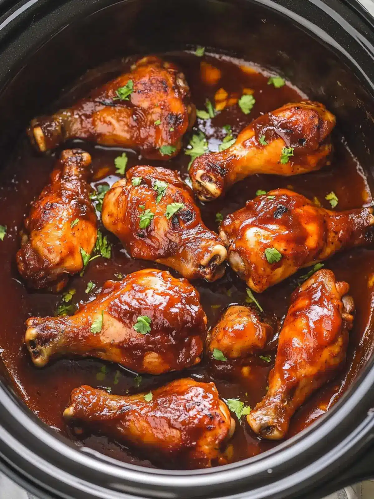 Savory Slow Cooker BBQ Chicken Legs for Effortless Family Dinners 4 Slow Cooker BBQ Chicken Legs