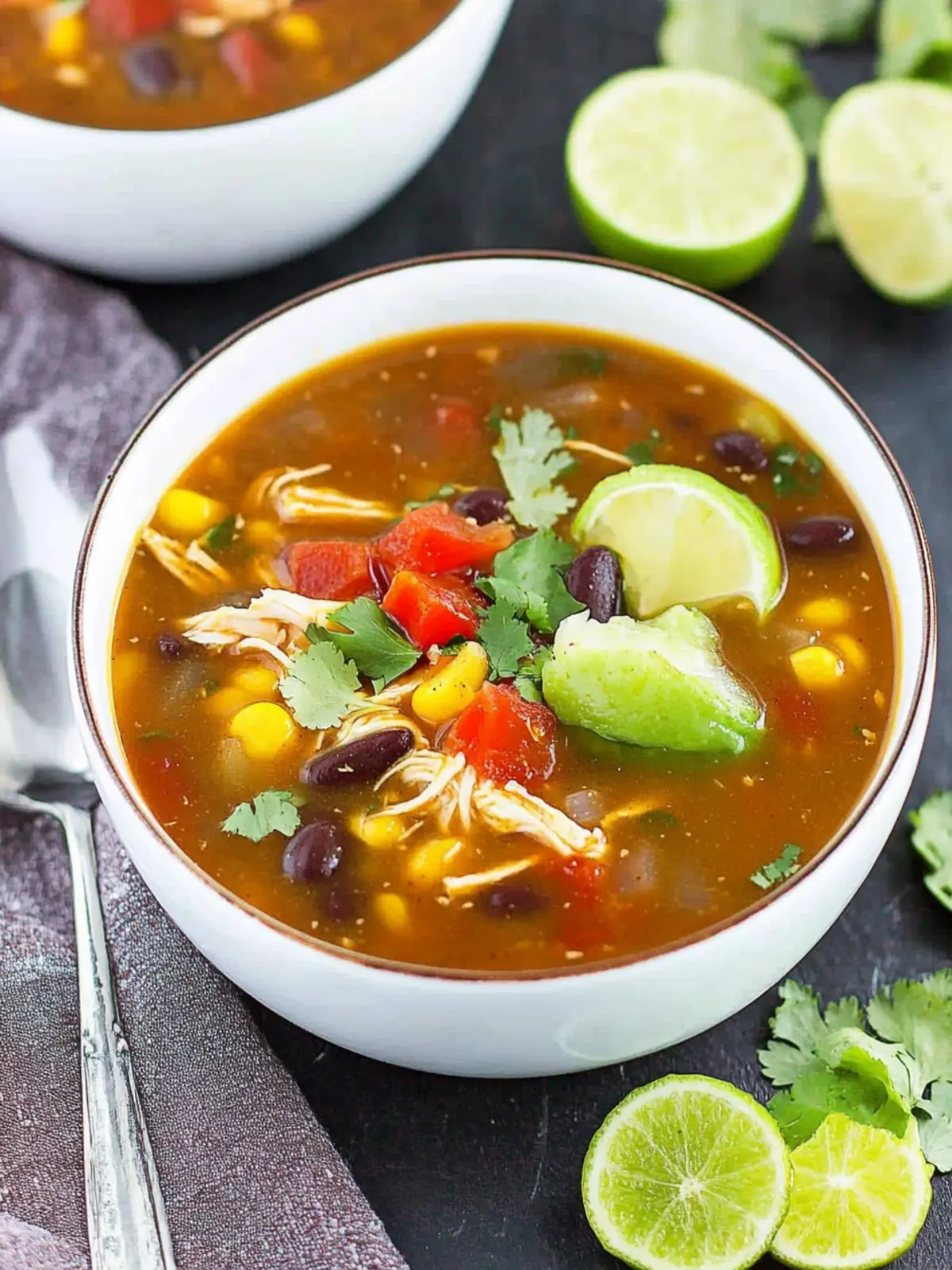 Slow Cooker Chicken Tortilla Soup: Cozy Comfort in a Bowl 3 Slow Cooker Chicken Tortilla Soup