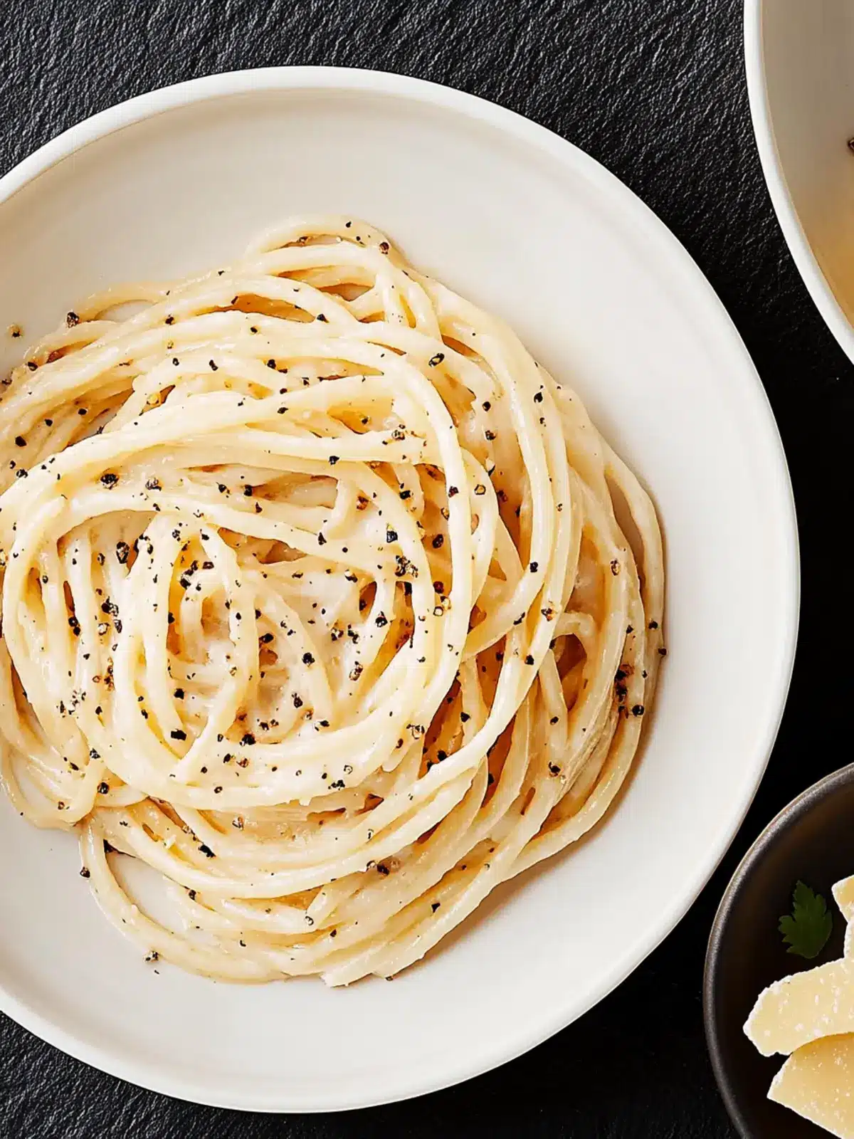 Cacio e Pepe Bliss: Creamy Italian Comfort in Minutes 2 Cacio e Pepe