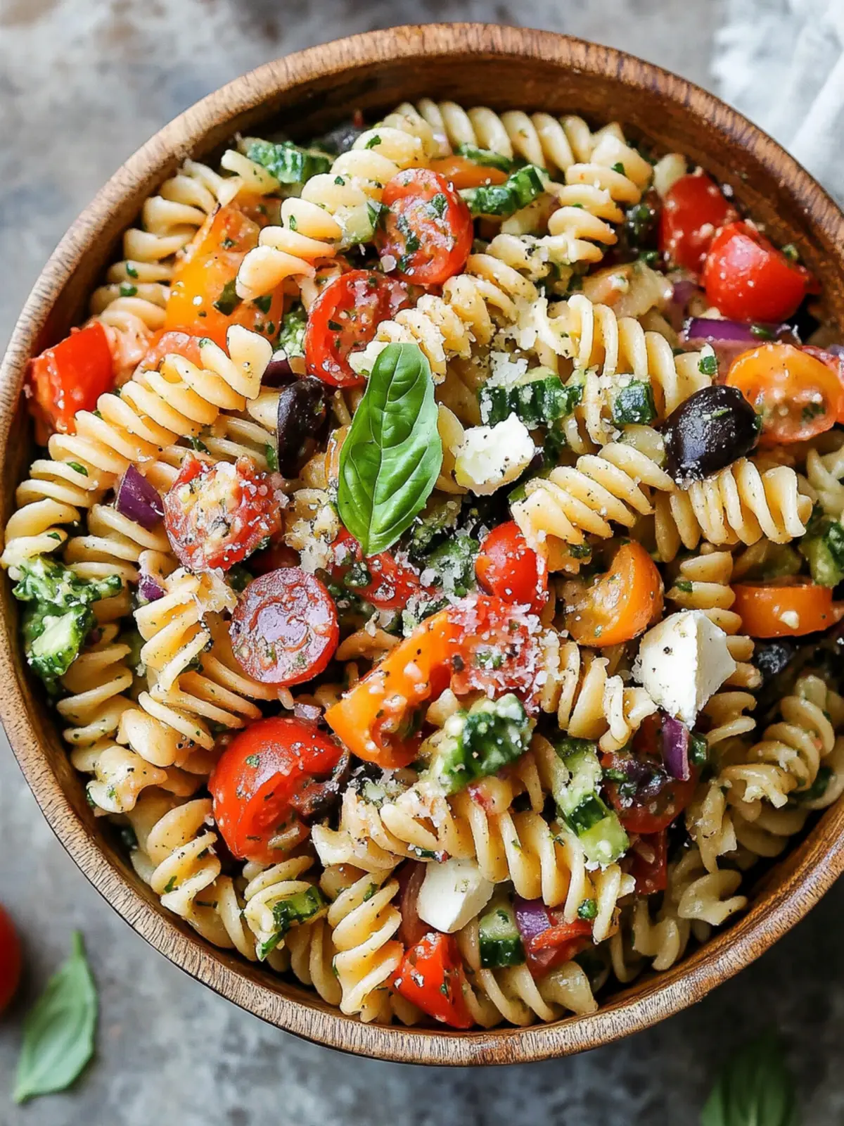 Delicious Italian Pasta Salad with Turkey Pepperoni Bliss 3 Italian Pasta Salad