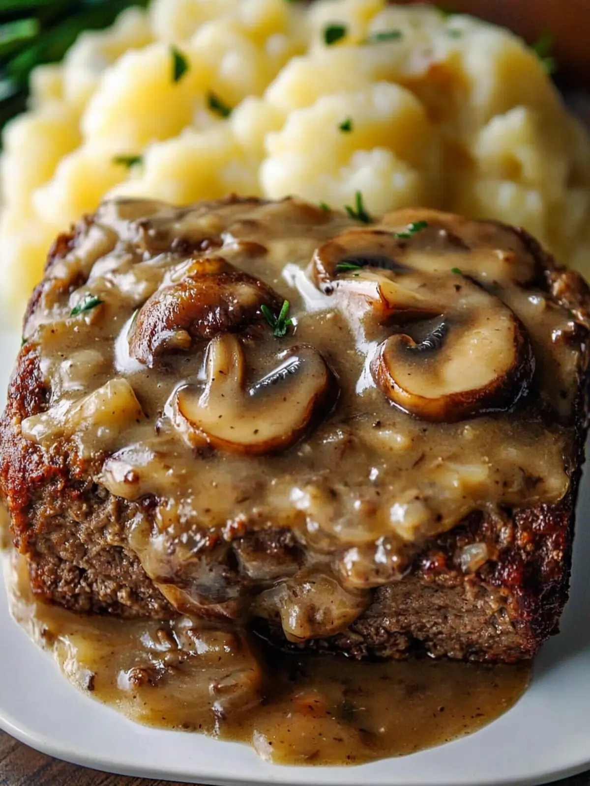 Savory Meatloaf with Mushroom Gravy for Heartfelt Dinners 2 Meatloaf with Mushroom Gravy