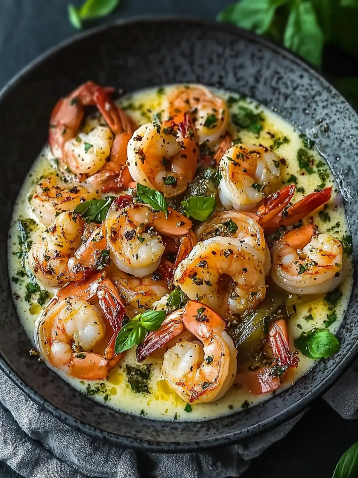 Shrimp with Garlic and Coconut Milk: Quick Tropical Bliss 4 Shrimp with Garlic and Coconut Milk