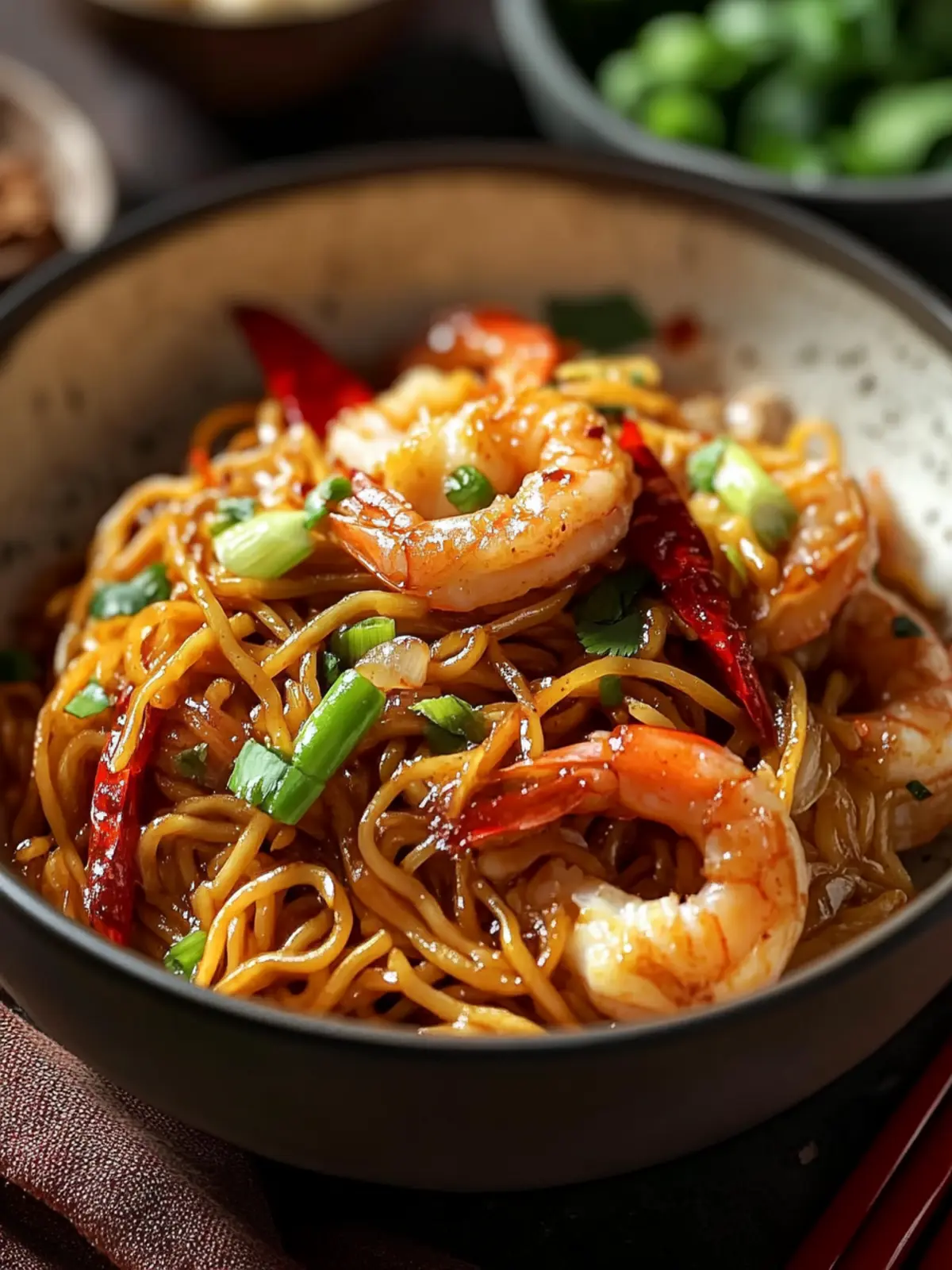 Spicy Prawn Chow Mein: Festive Chinese New Year Delight 2 Spicy Prawn Chow Mein- Chinese New Year recipes