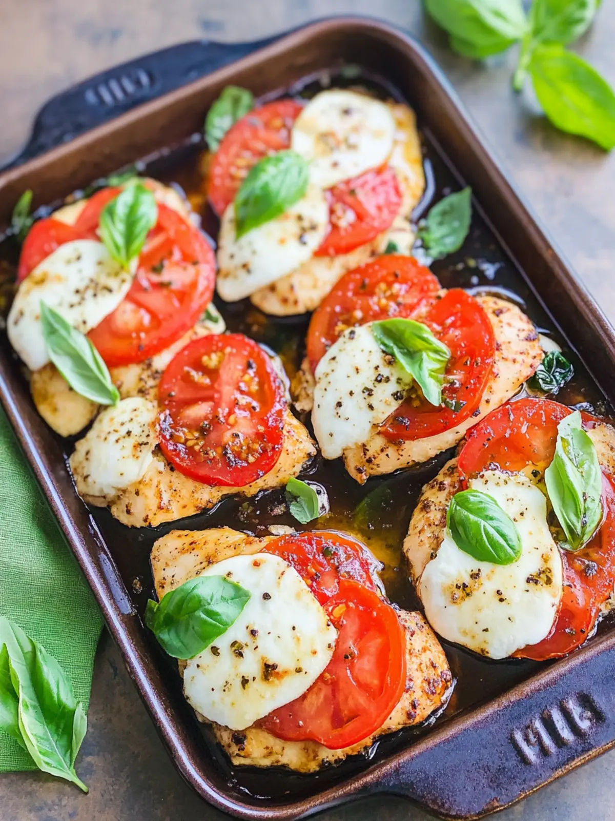 30-Minute Baked Caprese Chicken: A Flavorful Italian Delight 3 Baked Caprese Chicken