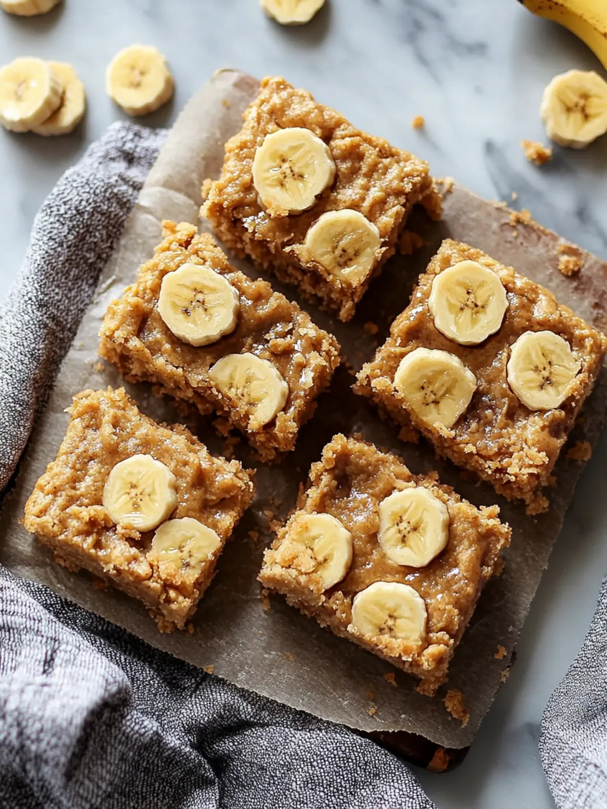 4 Ingredient Peanut Butter Banana Bars for Easy Snacking 2 4 Ingredient Peanut Butter Banana Bars