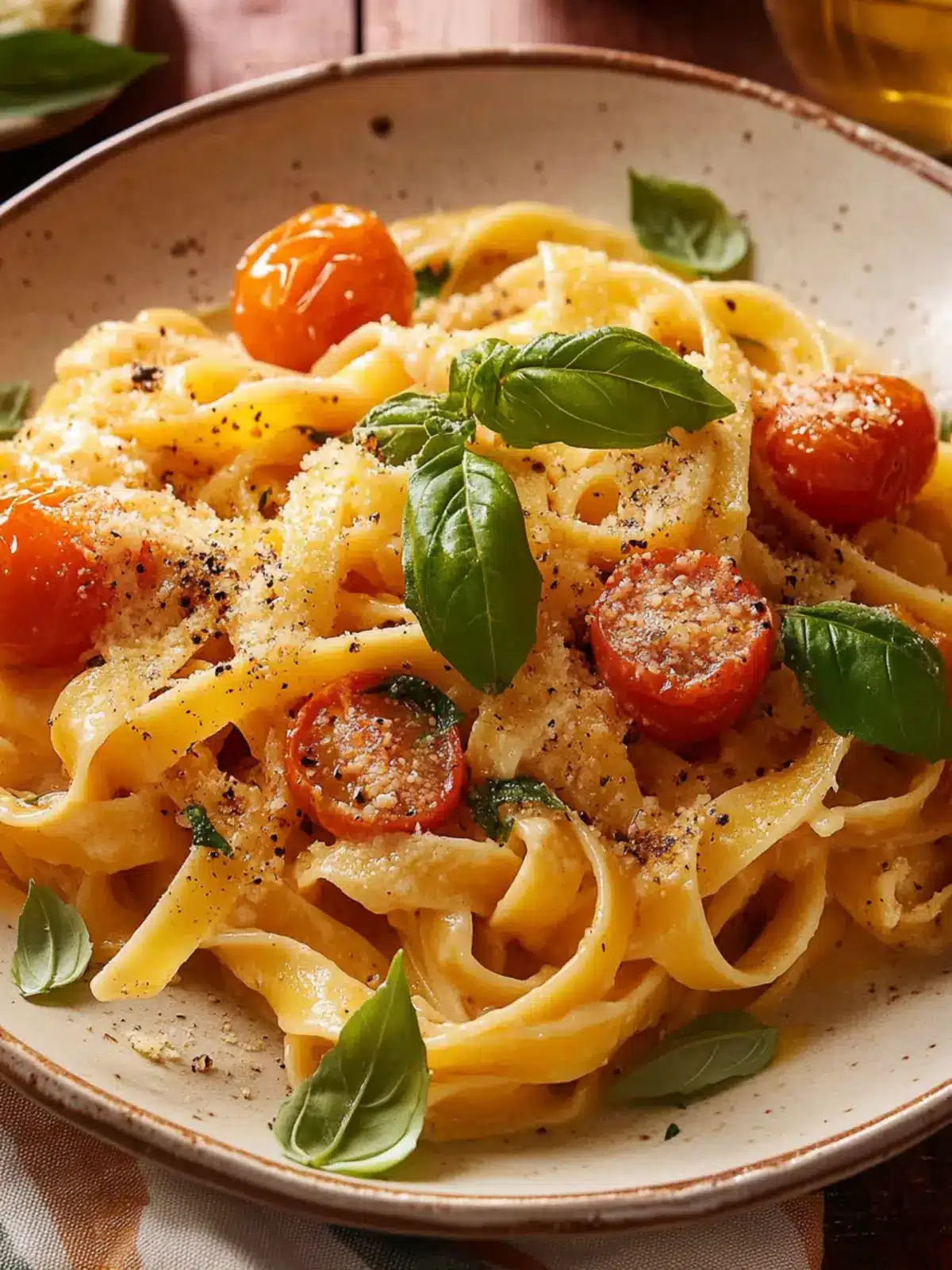 Eggless Fresh Pasta with Buttered Tomatoes in 30 Minutes 3 Fresh Pasta With Buttered Tomatoes