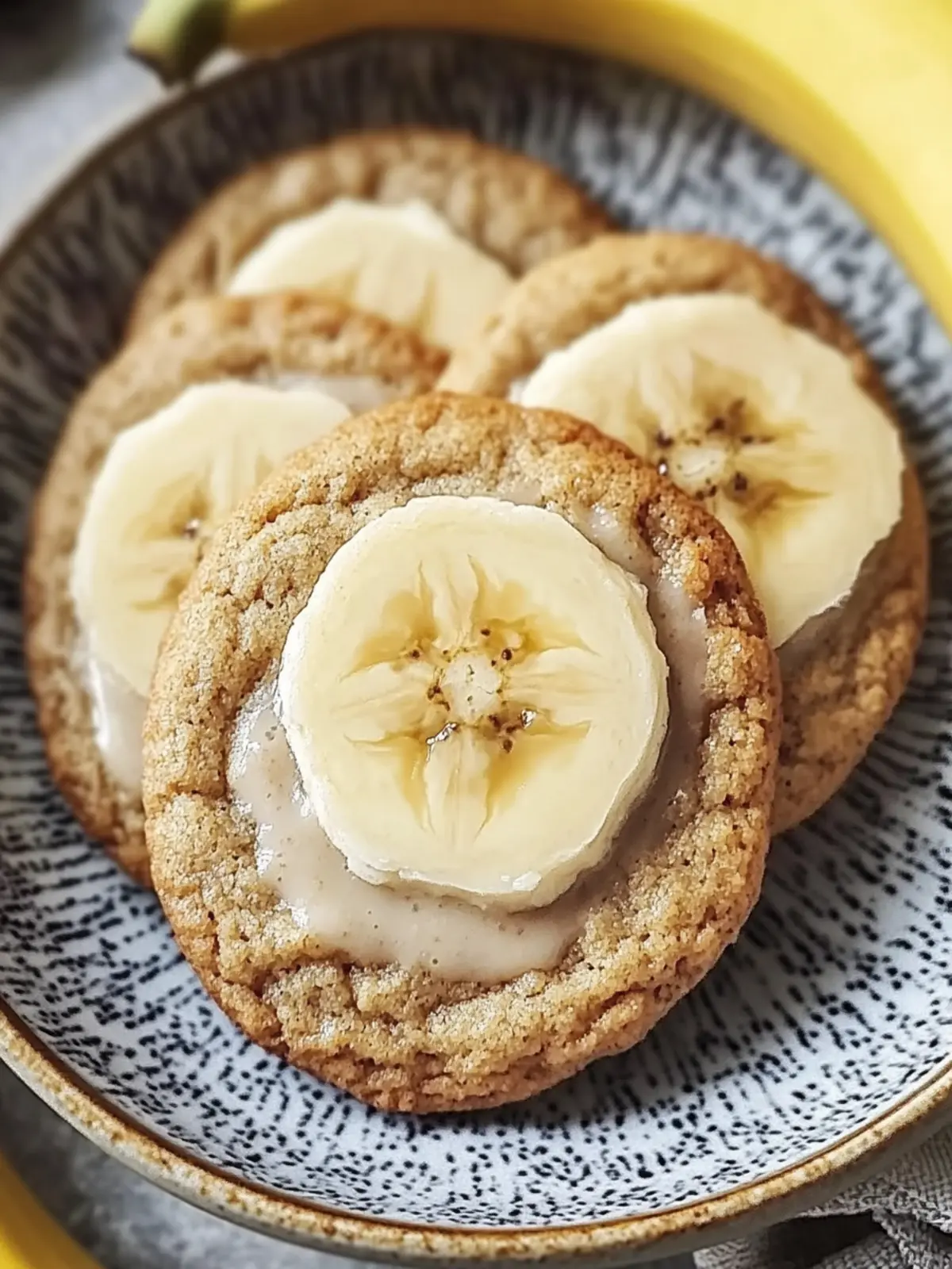 Irresistible Banana Bread Cookies with Creamy Glaze 2 Banana Bread Cookies
