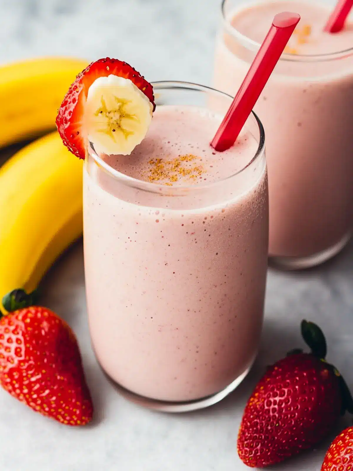 Creamy Strawberry Banana Smoothie for a Protein-Packed Boost 2 Strawberry Banana Smoothie