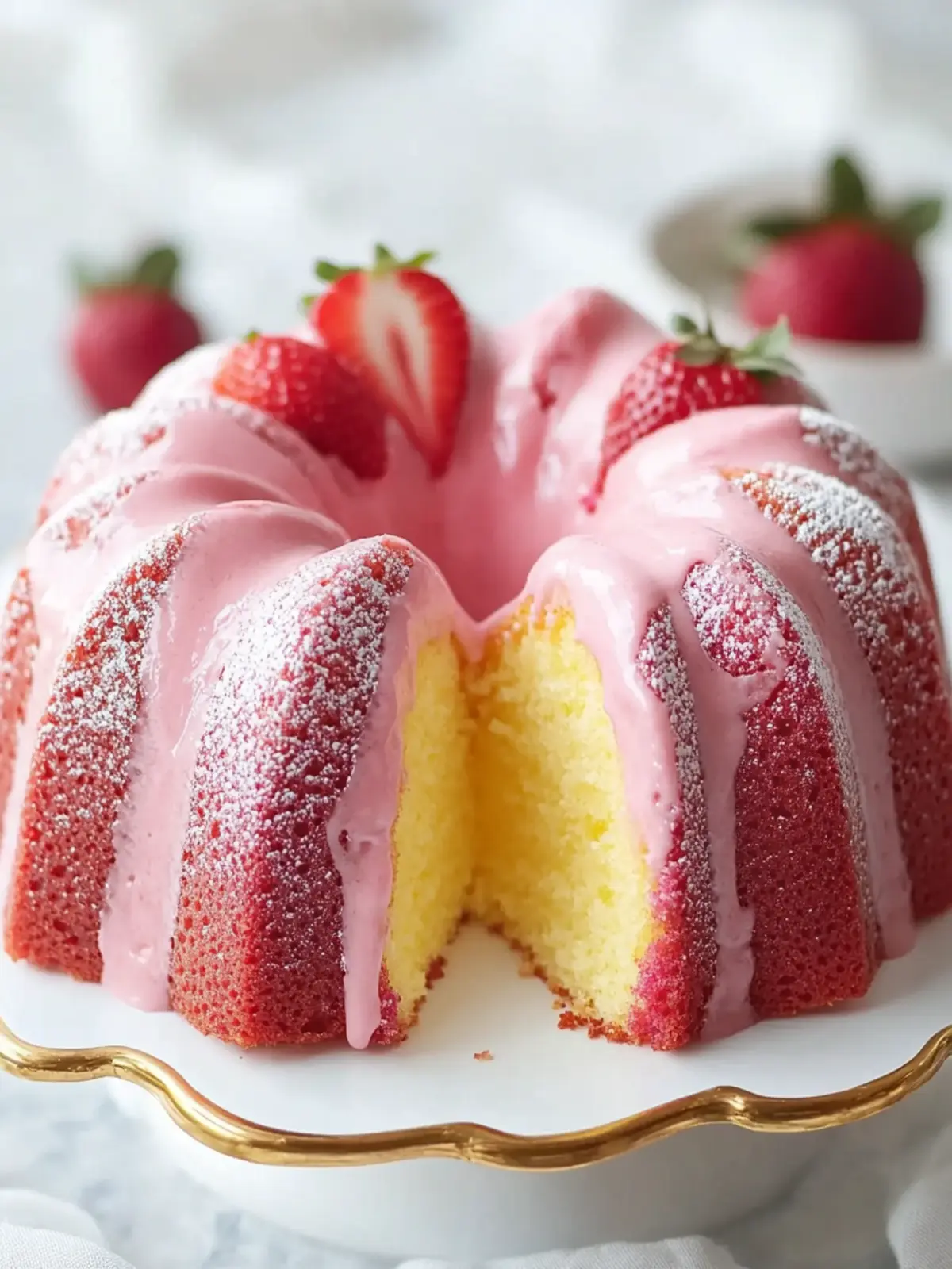 Delicious Strawberry Milkshake Pound Cake Recipe You ll Love 3 Strawberry Milkshake Pound Cake Recipe