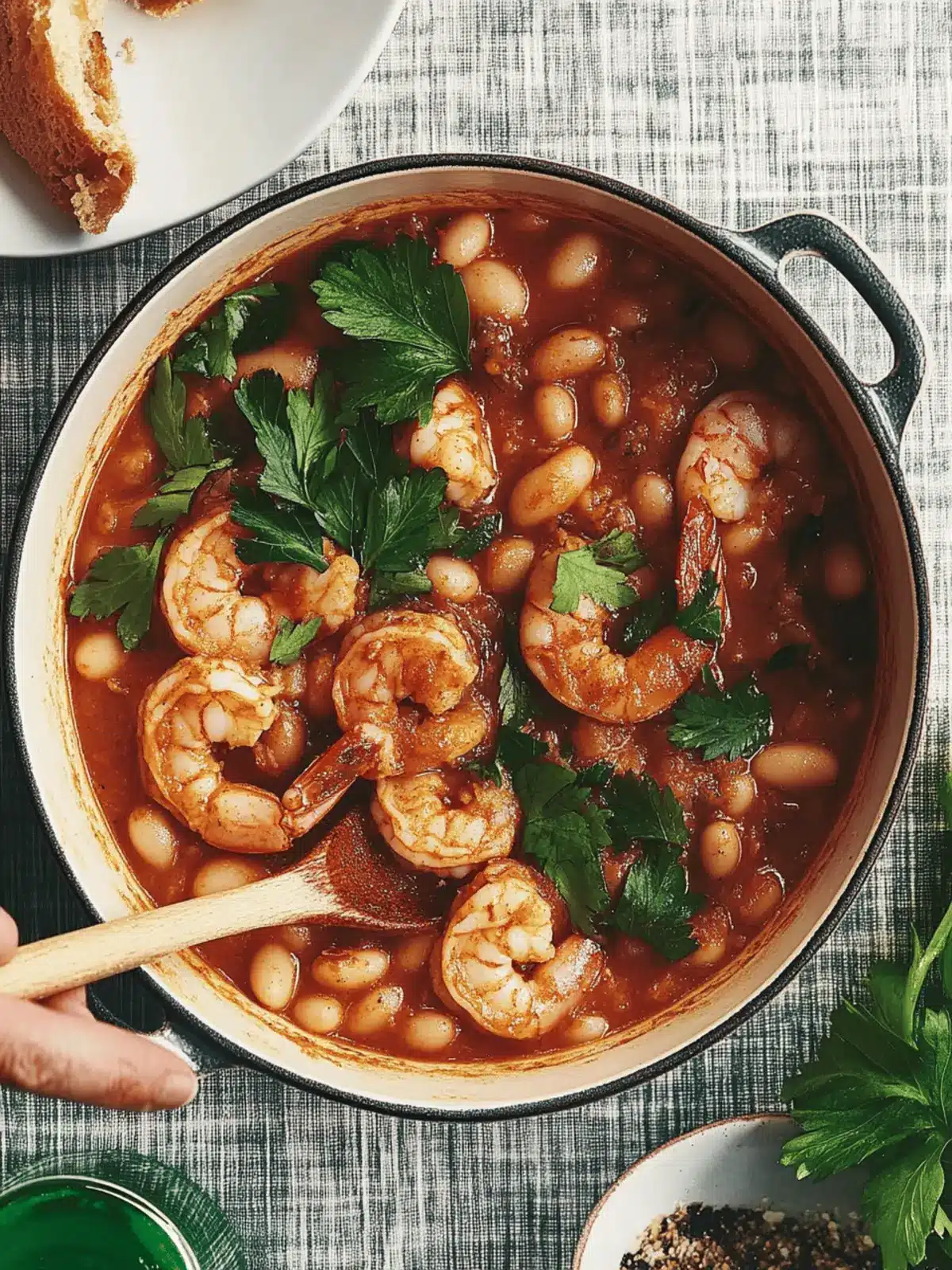Saucy, Spiced Shrimp and White Beans for Weeknight Wins 2 Saucy, Spiced Shrimp and White Beans
