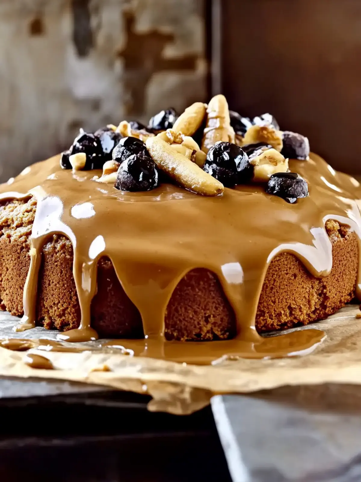 Cinnamon-Flavored Cookie Banana Bread with Peanut Butter Glaze Treat 4 Cinnamon-flavored cookie banana bread with peanut butter glaze