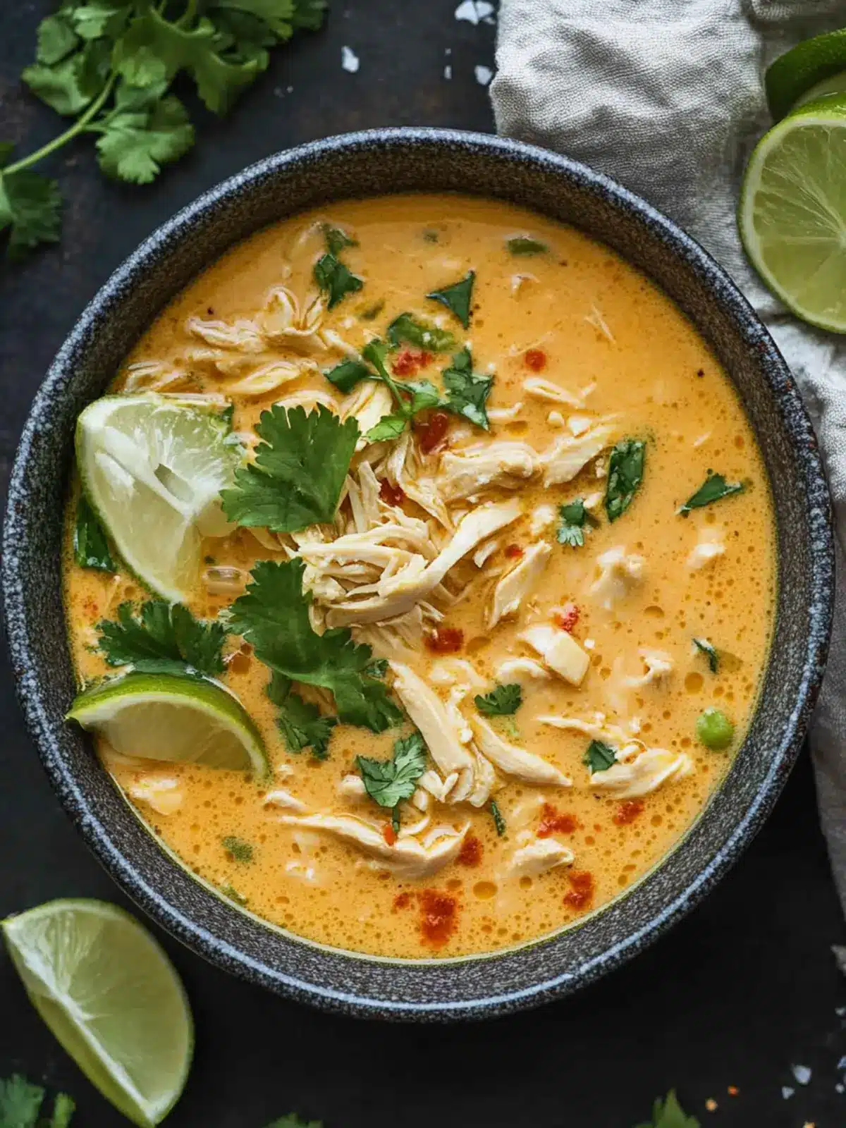 Slow-Cooked Thai Ginger Chicken Soup Delight for Cozy Nights 3 Slow-Cooked Thai Ginger Chicken Soup Delight