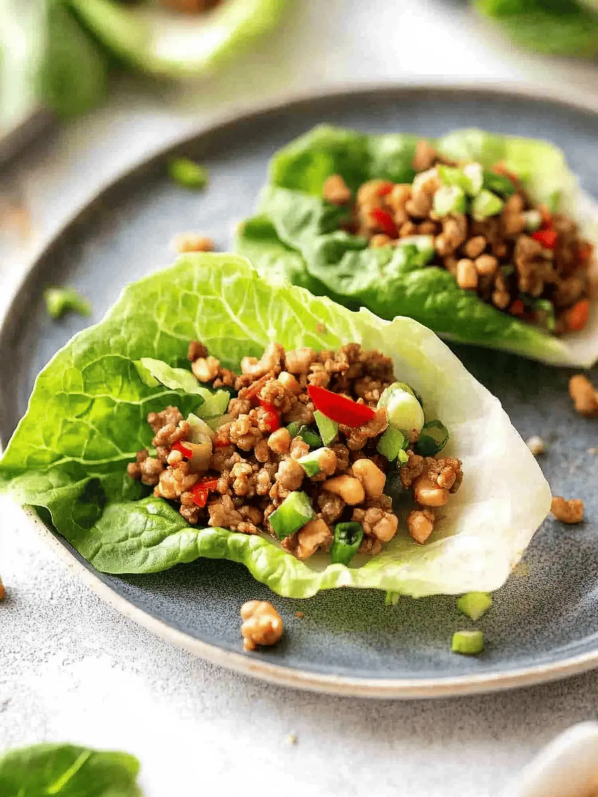 Savory Chinese Lettuce Wraps (San Choy Bow) in 30 Minutes 4 Chinese Lettuce Wraps (San Choy Bow )