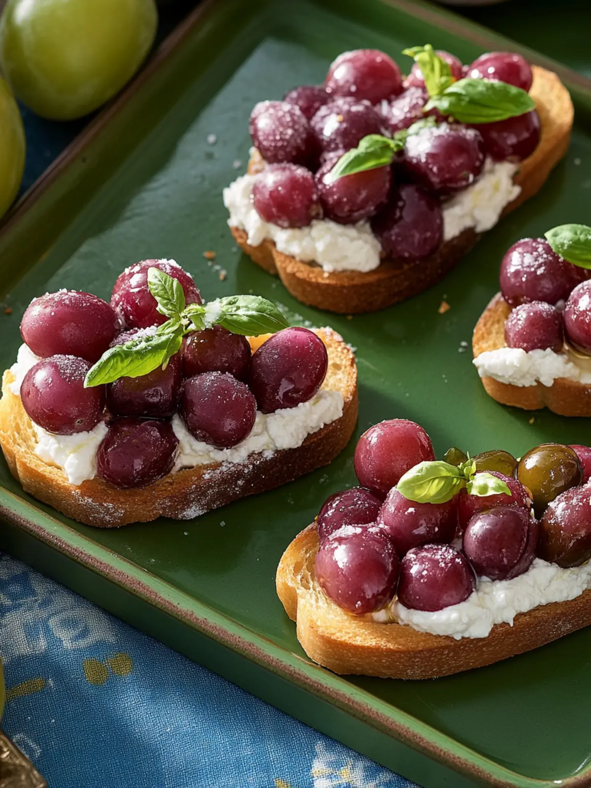 Roasted Grape and Ricotta Crostini: Your Sweet Valentine's Treat 3 Roasted Grape and Ricotta Crostini- Your sweet Valentine's Day Treat
