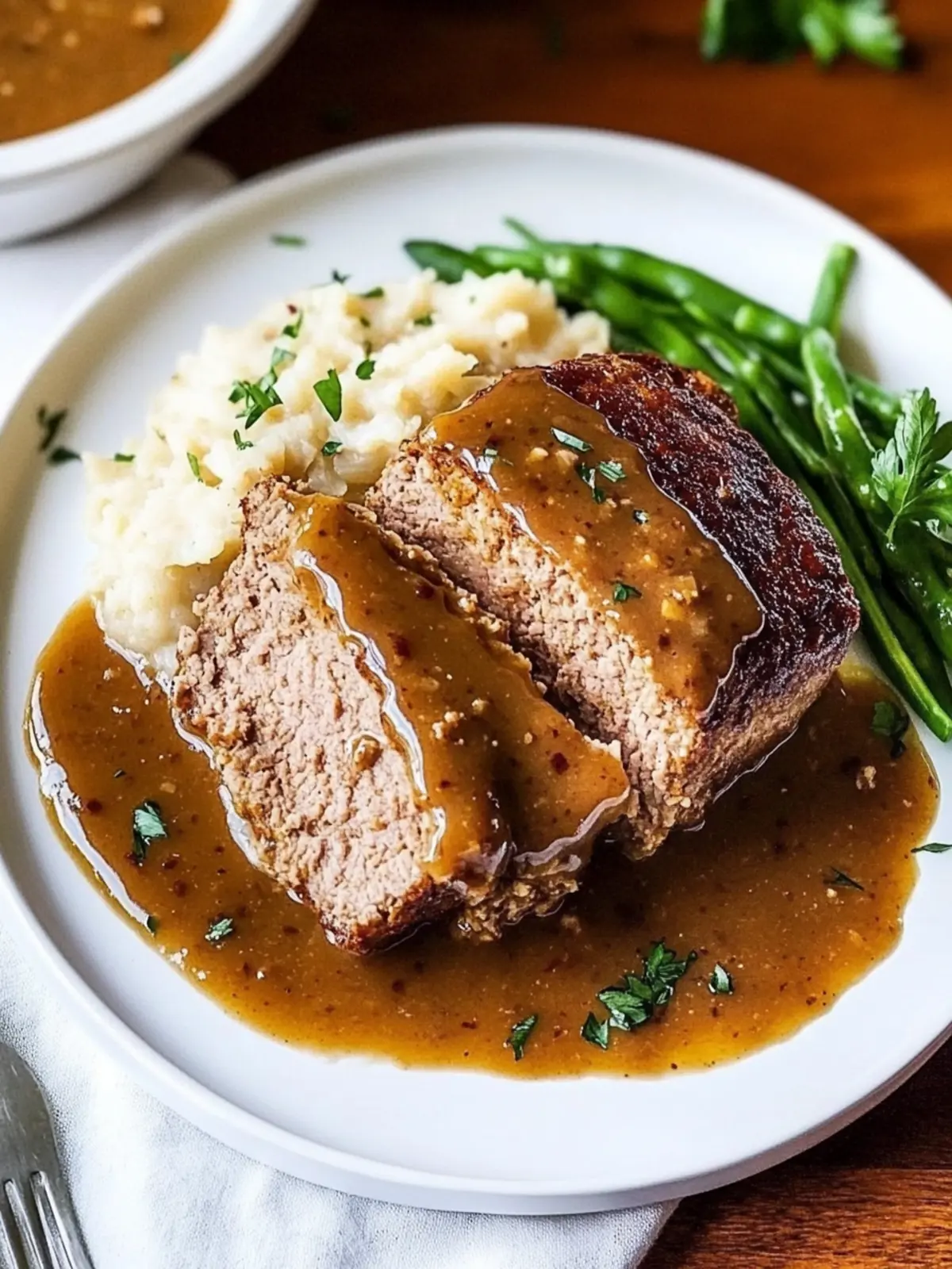 Irresistible Meatloaf and Brown Gravy for Comfort Food Lovers 4 Meatloaf and Brown Gravy