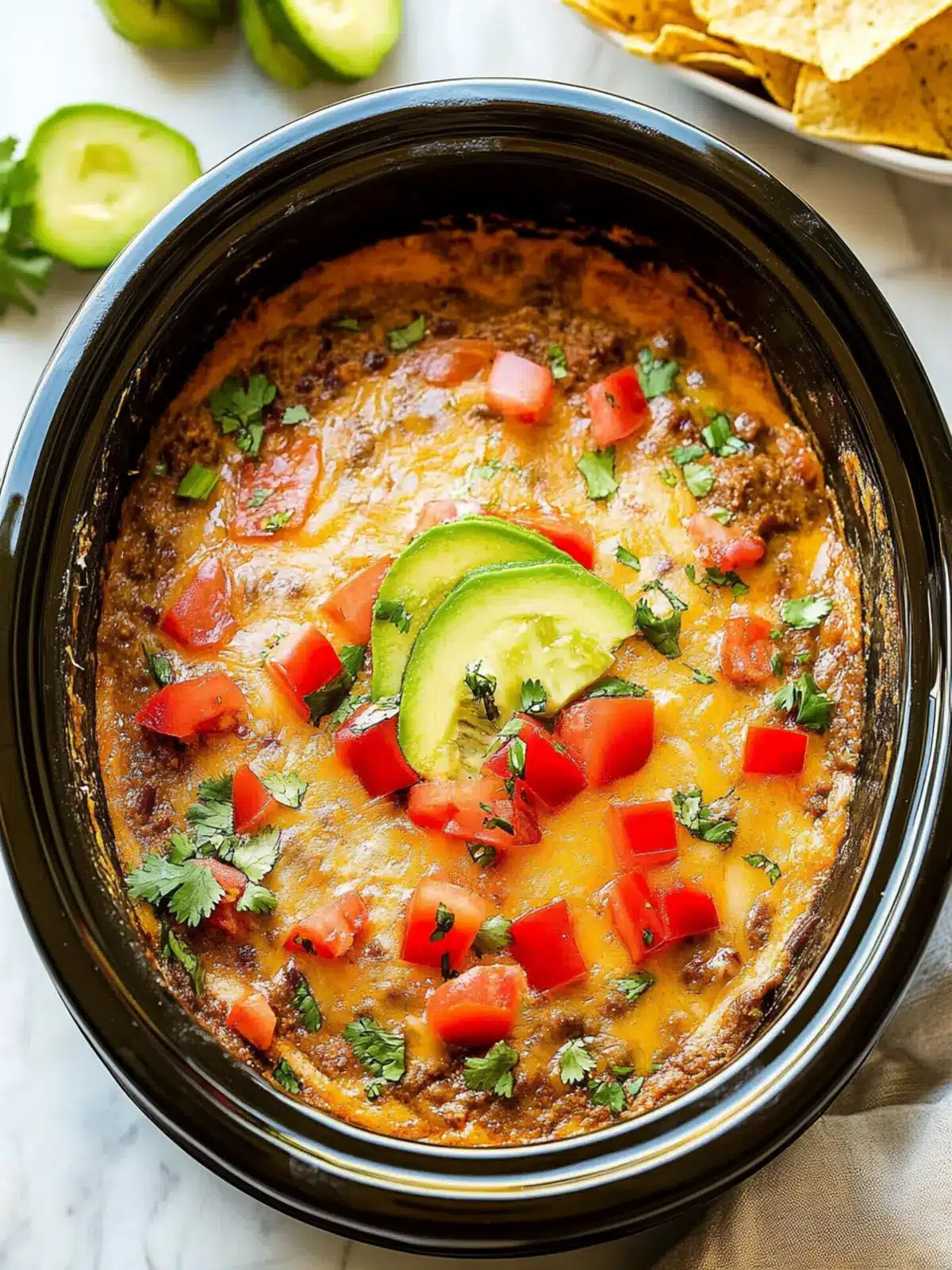 Heavenly Crockpot Taco Dip for Effortless Game Day Fun 3 Crockpot Taco Dip