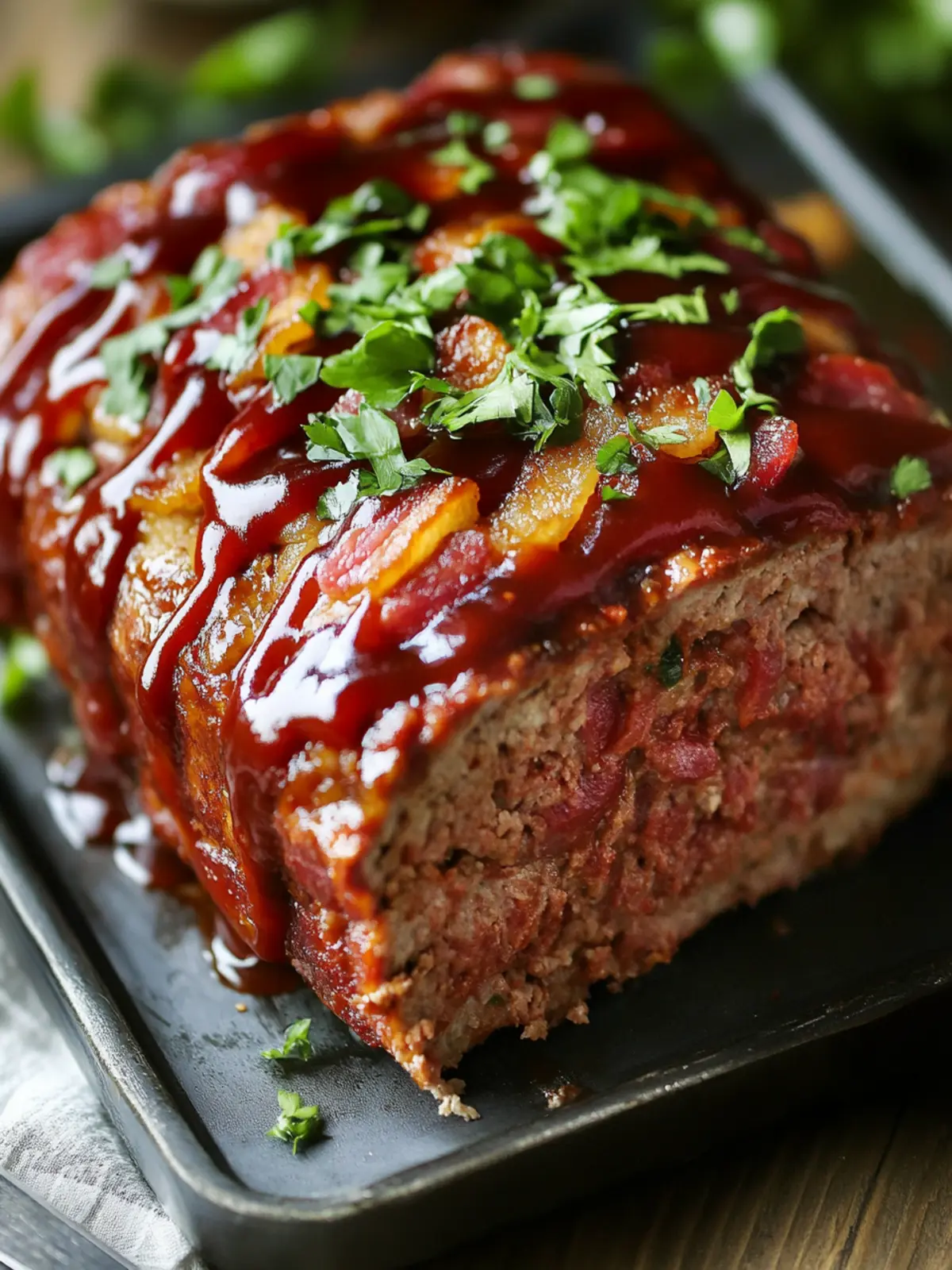 BBQ Bacon Meatloaf Comfort Food Your Family Will Love 4 BBQ Bacon Meatloaf