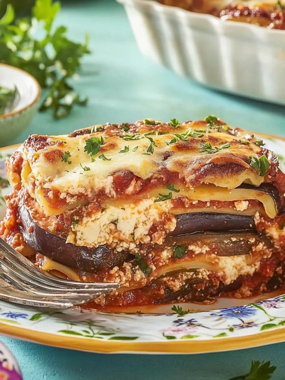 Irresistible Eggplant Lasagna: A Healthier Twist on Tradition 2 Eggplant Lasagna