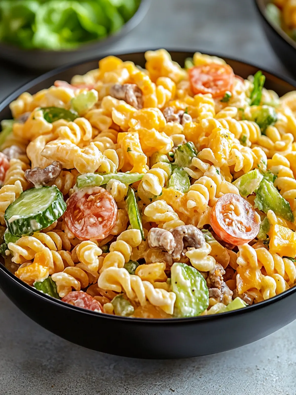 Big Mac Pasta Salad: Your New Summer BBQ Favorite! 4 Big Mac Pasta Salad
