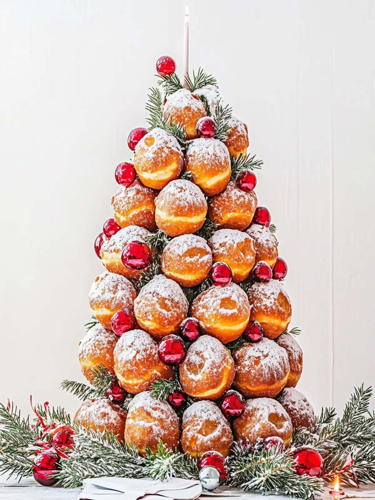 Delightful Donut Hole Christmas Wreath for Festive Mornings 4 Donut Hole Christmas Wreath