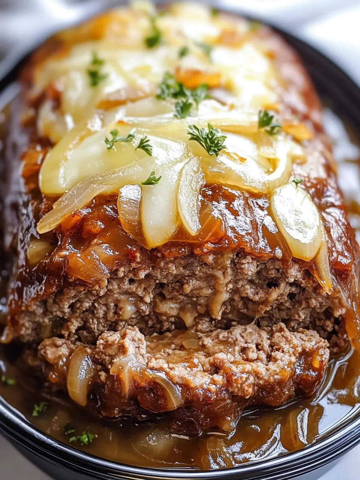Crock Pot French Onion Meatloaf: Comfort Food Made Easy 2 Crock Pot French Onion Meatloaf