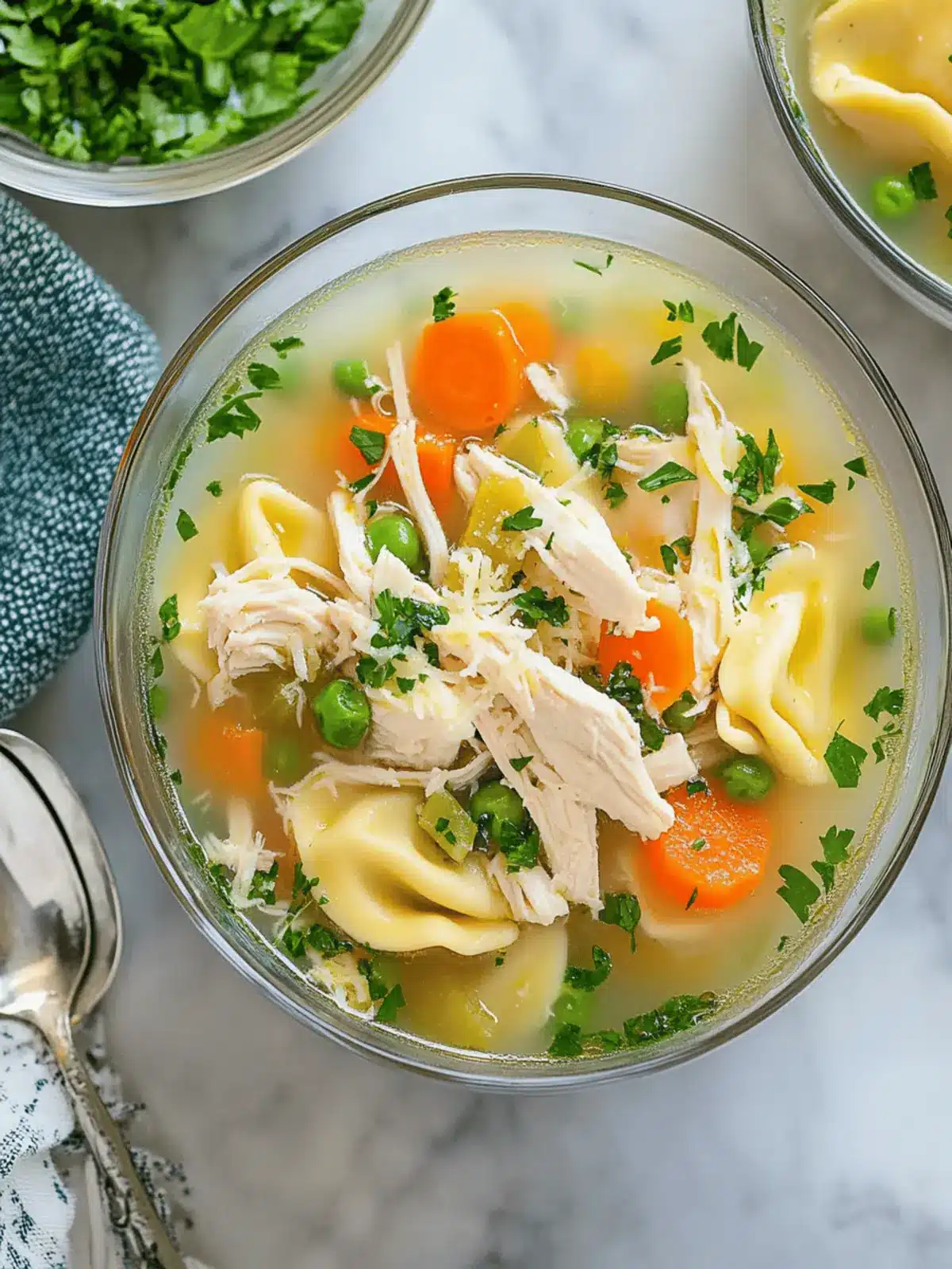 Savory Chicken Tortellini Soup Recipe Ready in 30 Minutes 2 Chicken Tortellini Soup Recipe