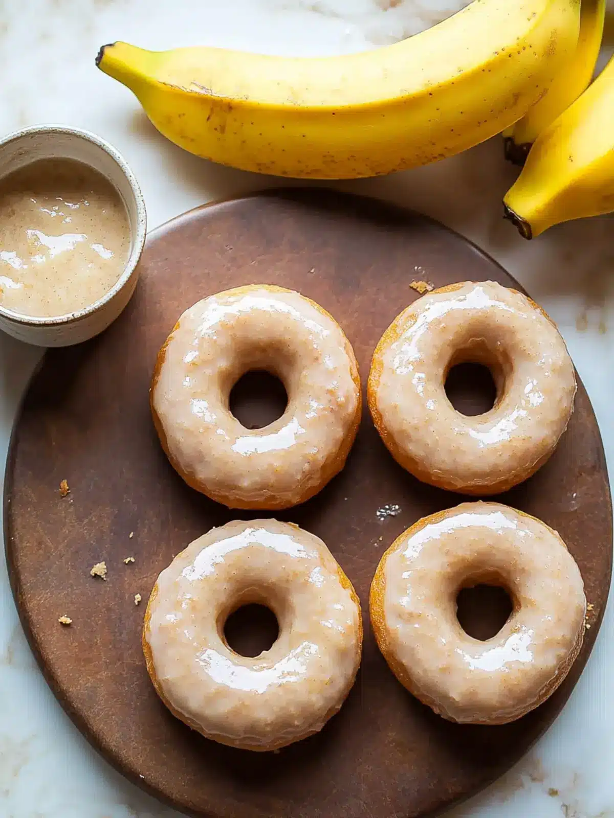Heavenly Banana Bread Donuts That Are Guilt-Free Delights 2 Banana Bread Donuts