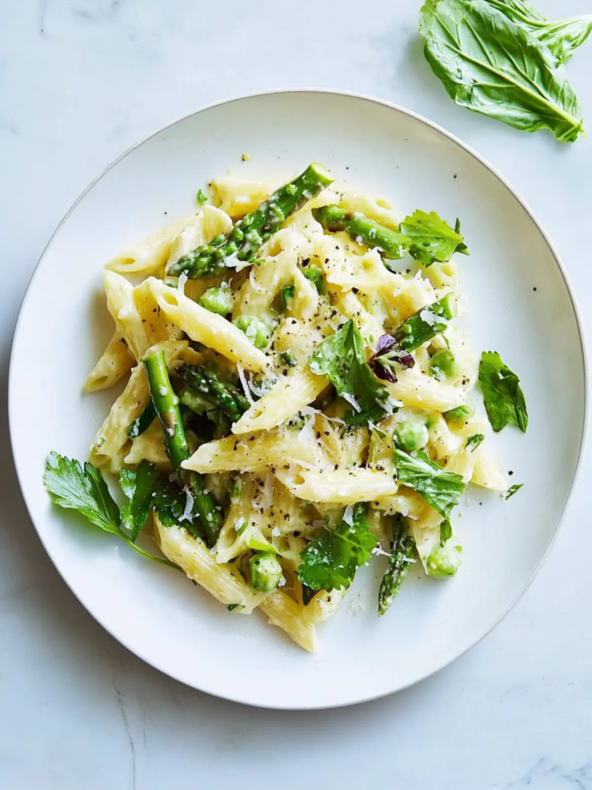 Creamy Asparagus-Feta Pasta: Your Perfect Spring Delight 2 Asparagus-Feta Pasta