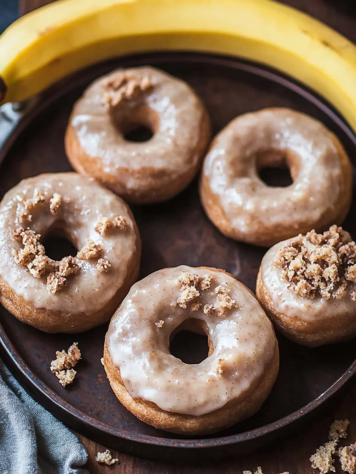 Heavenly Banana Bread Donuts That Are Guilt-Free Delights 3 Banana Bread Donuts