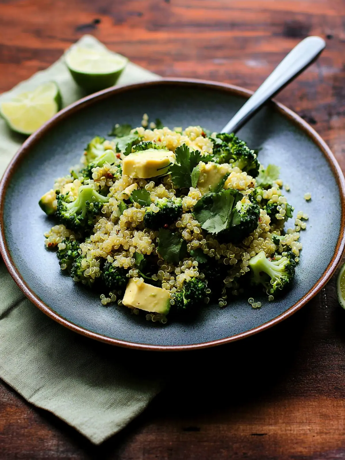 Spicy Quinoa Salad with Broccoli, Cilantro and Lime Bliss 2 Spicy Quinoa Salad With Broccoli, Cilantro and Lime