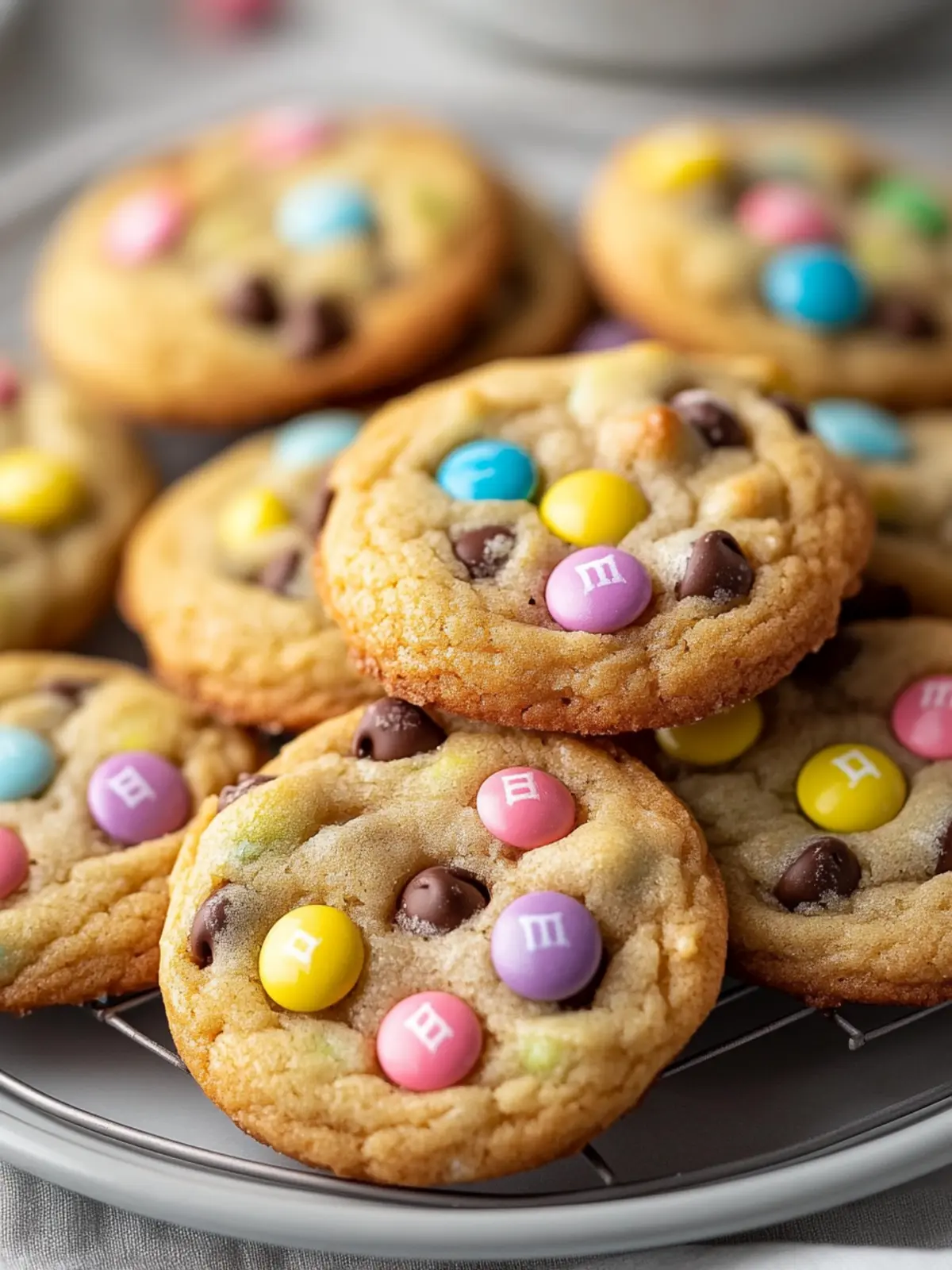 Delicious Easter M&M Chocolate Chip Cookies for Spring Fun 3 Easter M&M Chocolate Chip Cookies