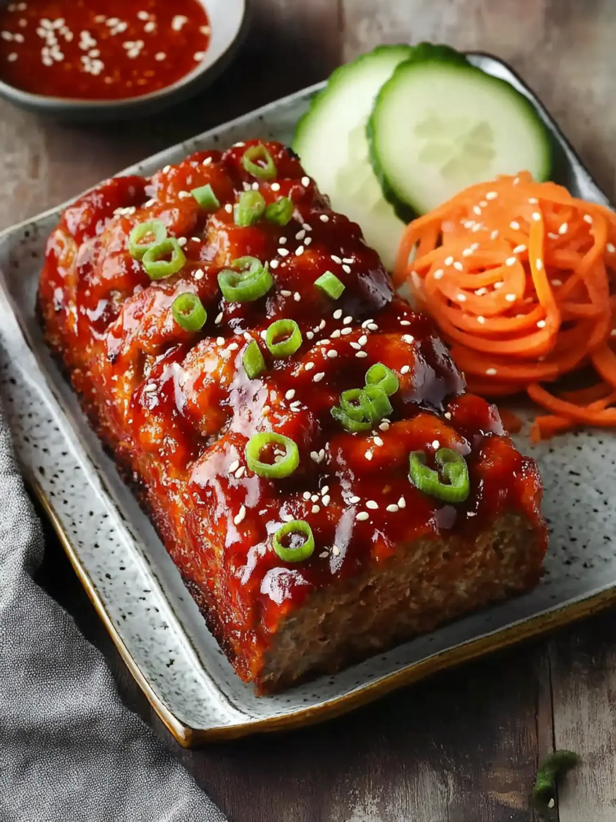 Asian-Inspired Korean Meatloaf: Family Comfort with a Kick 2 Asian-Inspired Korean Meatloaf
